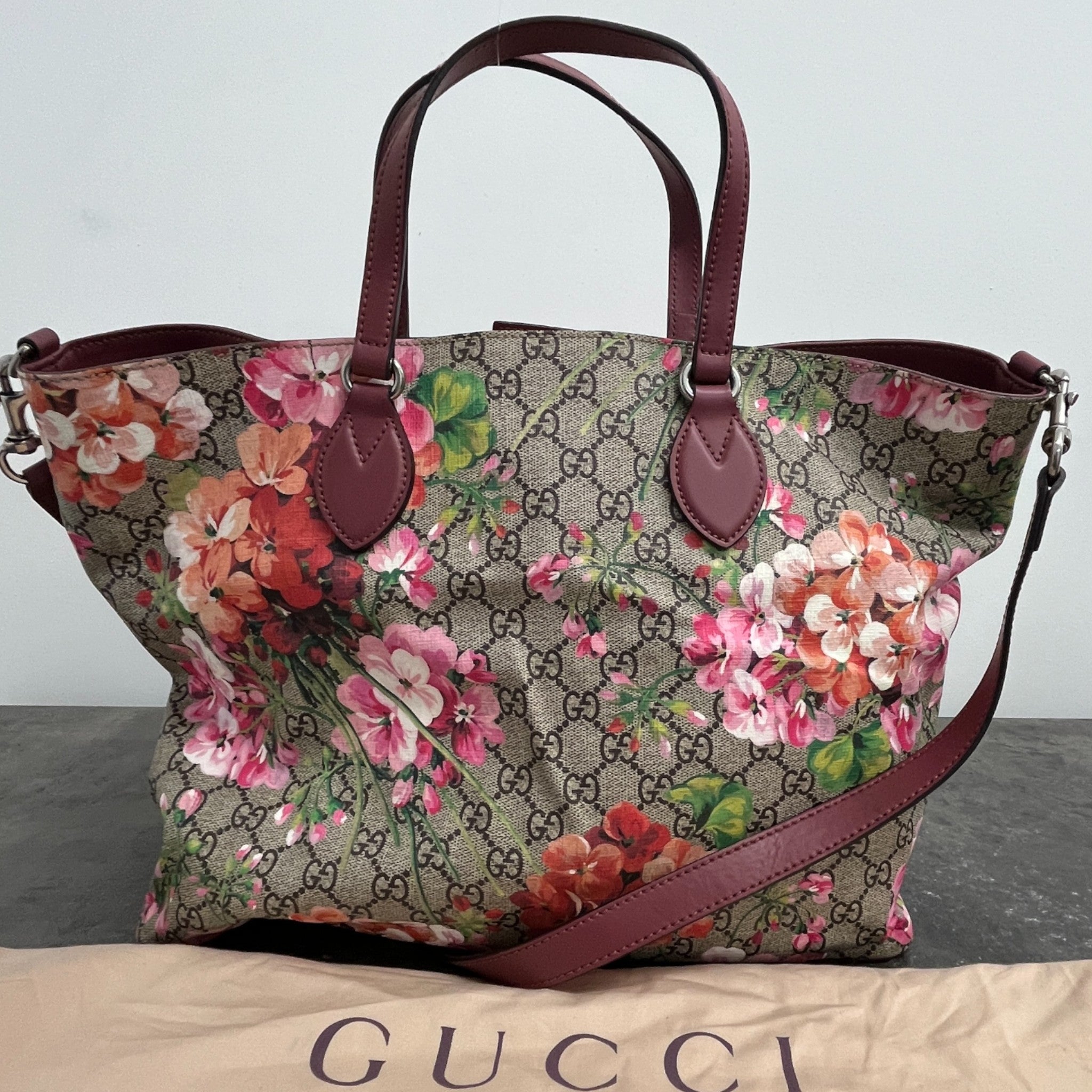 Women's Gg Supreme Bloom Tote Bag Pink