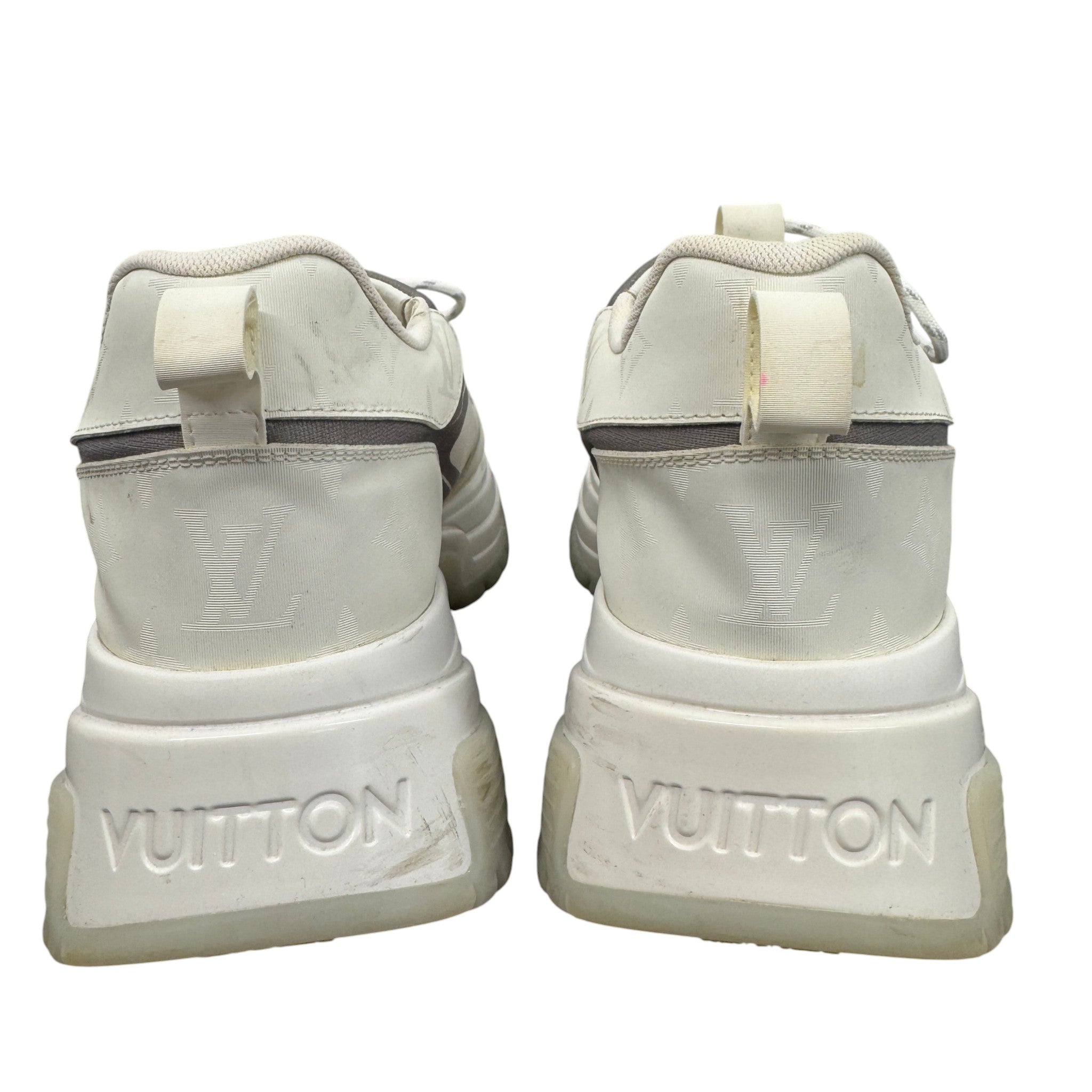 Men's Pulse Monogram Low Trainers White Size EU 40 / UK 6
