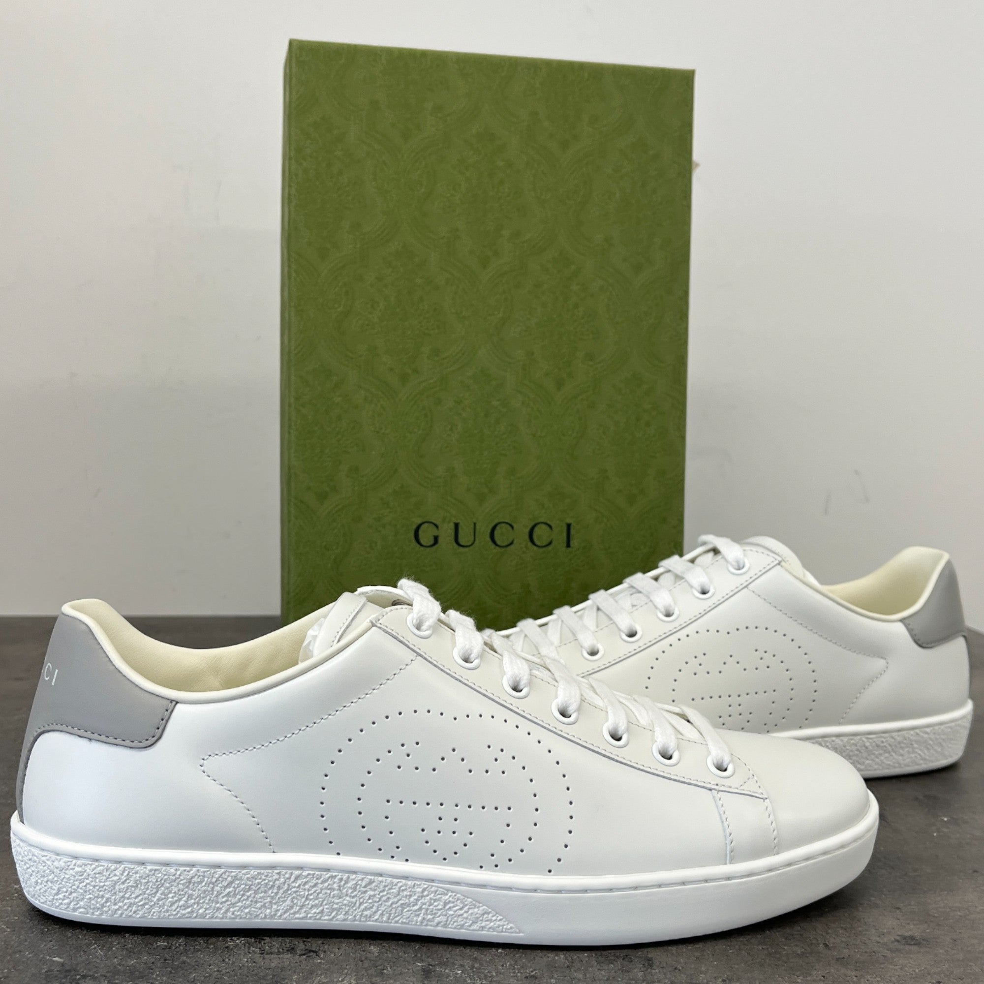 Women's Interlocking G Ace Low Trainers White Size EU 36.5 / UK 3.5