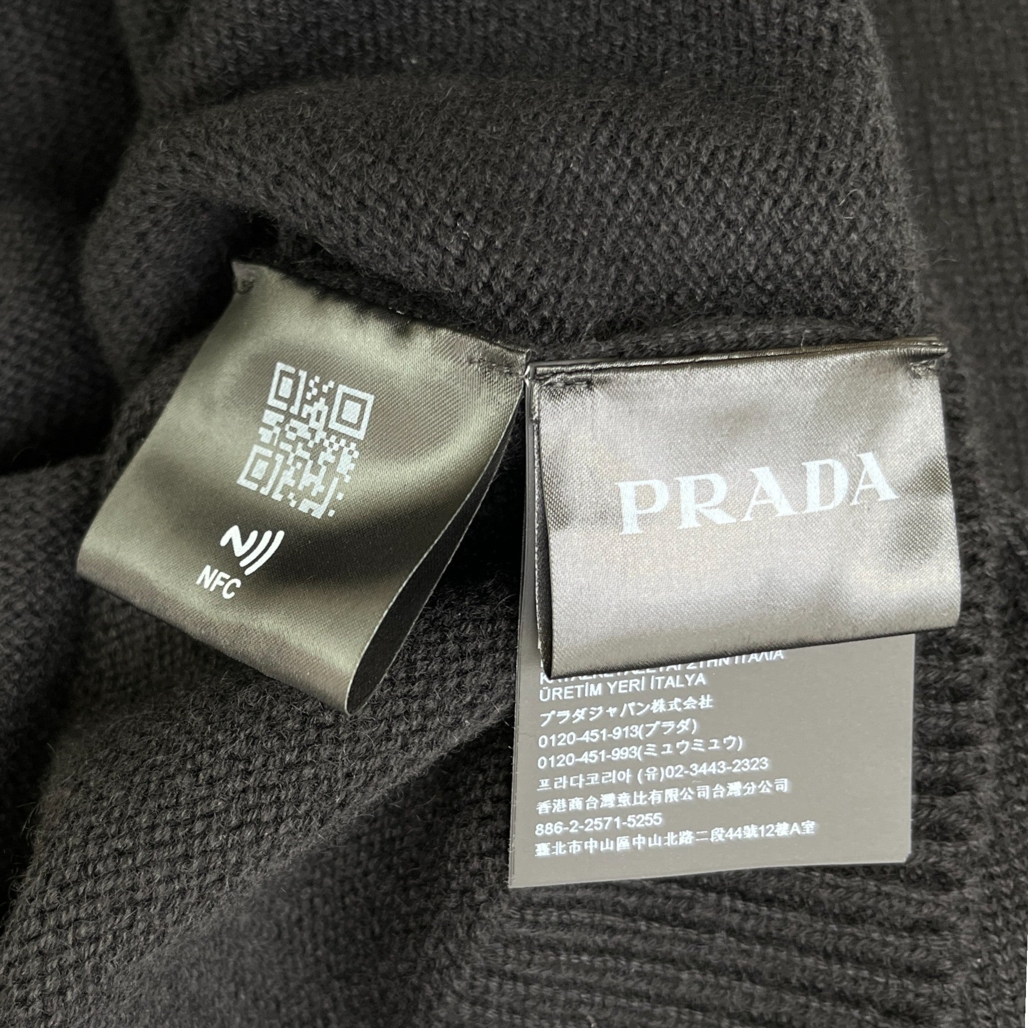 Men's Cashmere Knit Cardigan Black Size IT 48 / UK M