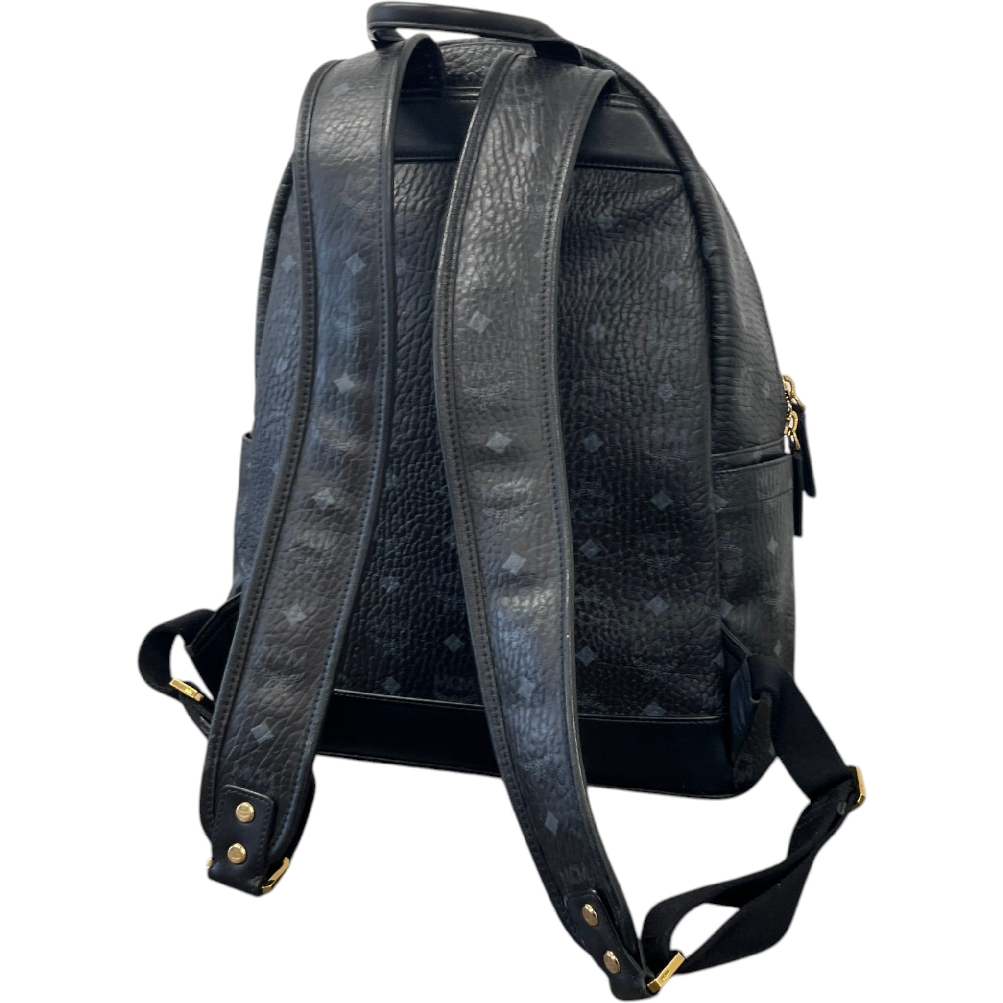 Men's Visetos Shark Studded Bag Black
