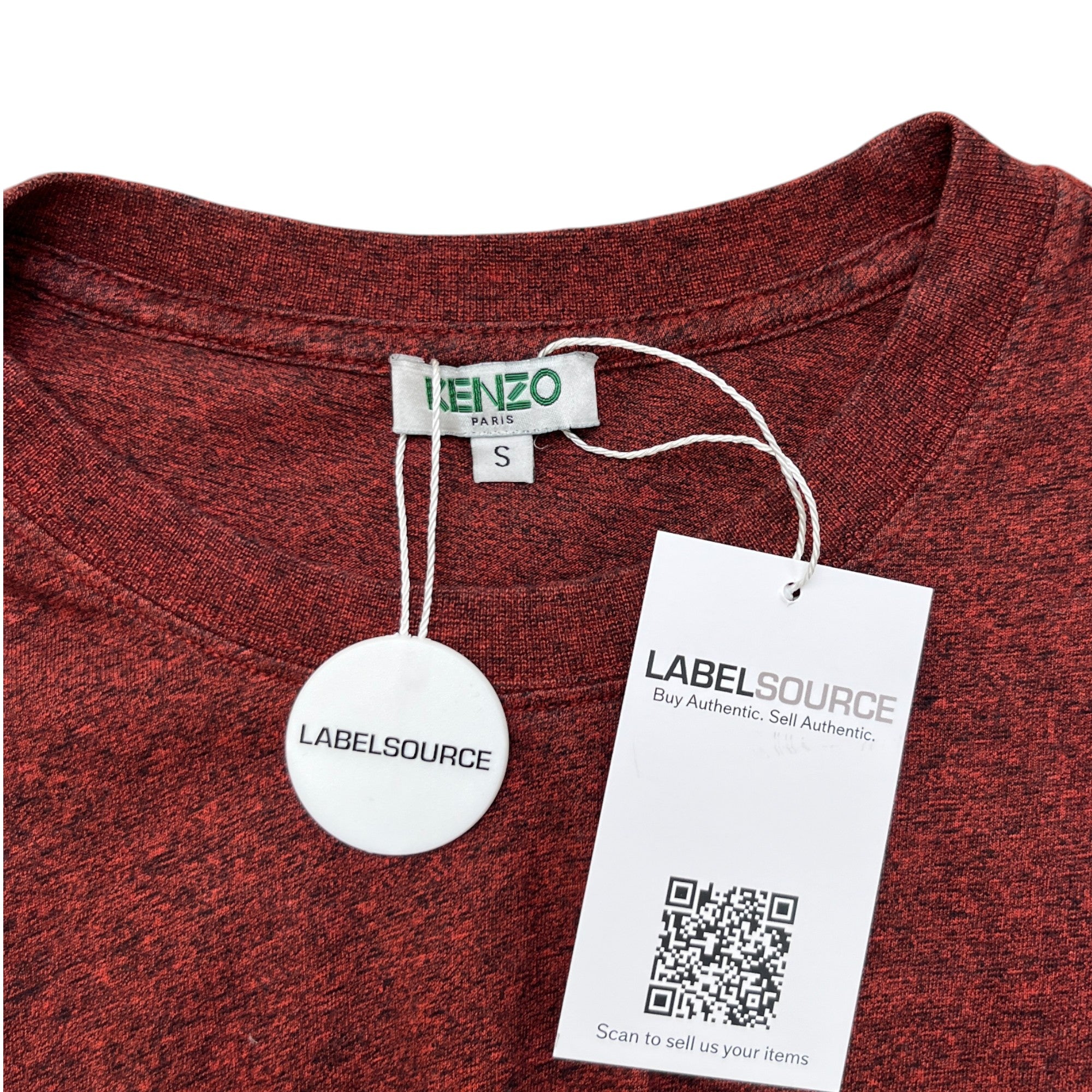 Men's Tiger Logo T-Shirt Red Size S