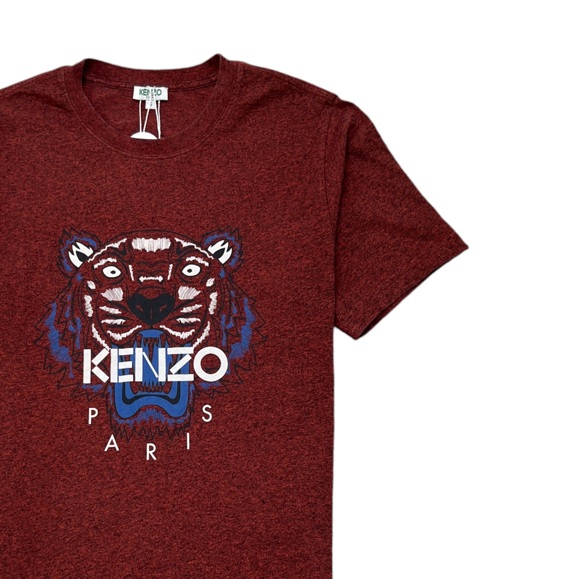 Men's Tiger Logo T-Shirt Red Size S