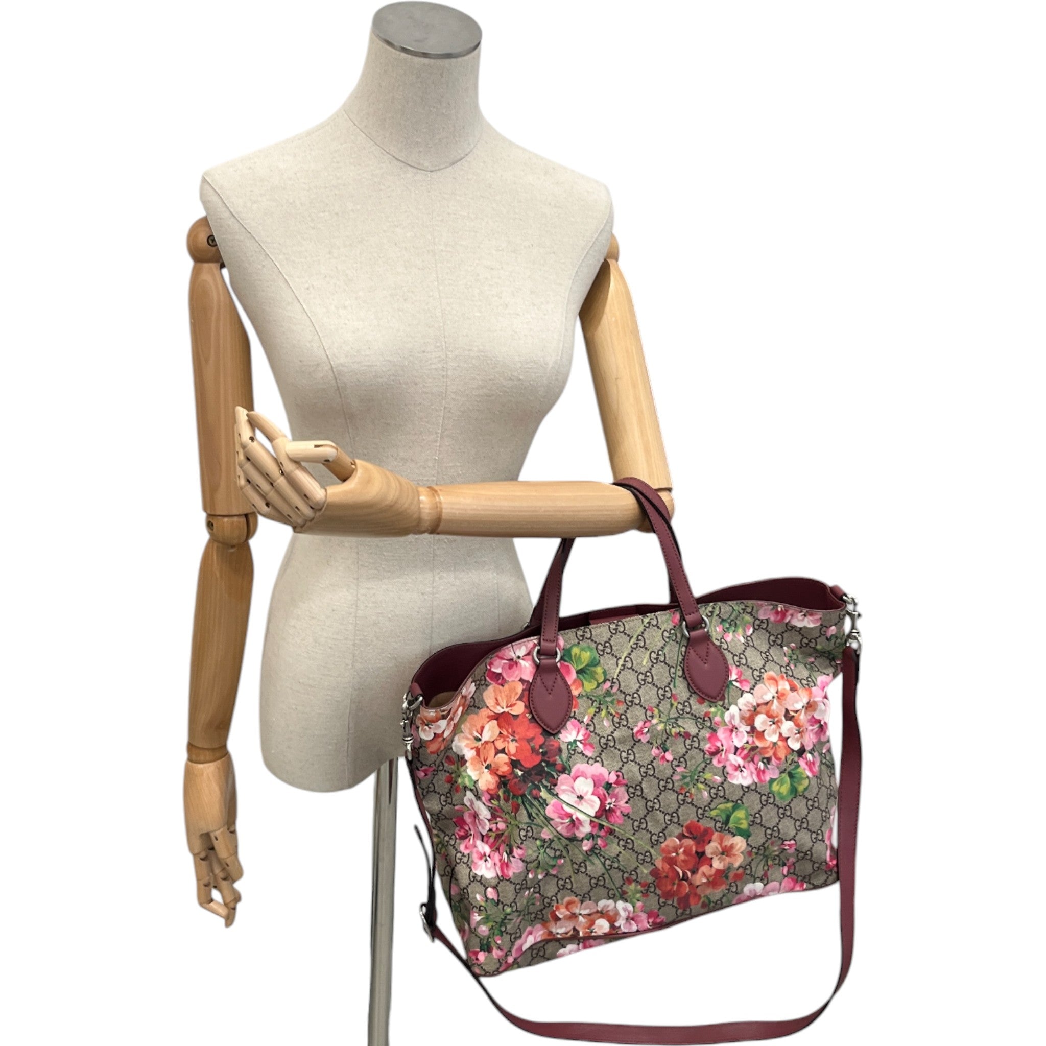 Women's Gg Supreme Bloom Tote Bag Pink