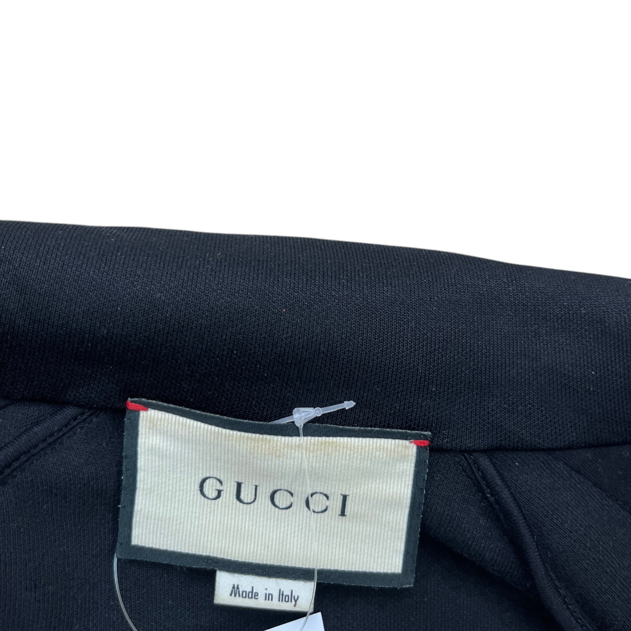Men's Tape Logo Track Jacket Black Size S