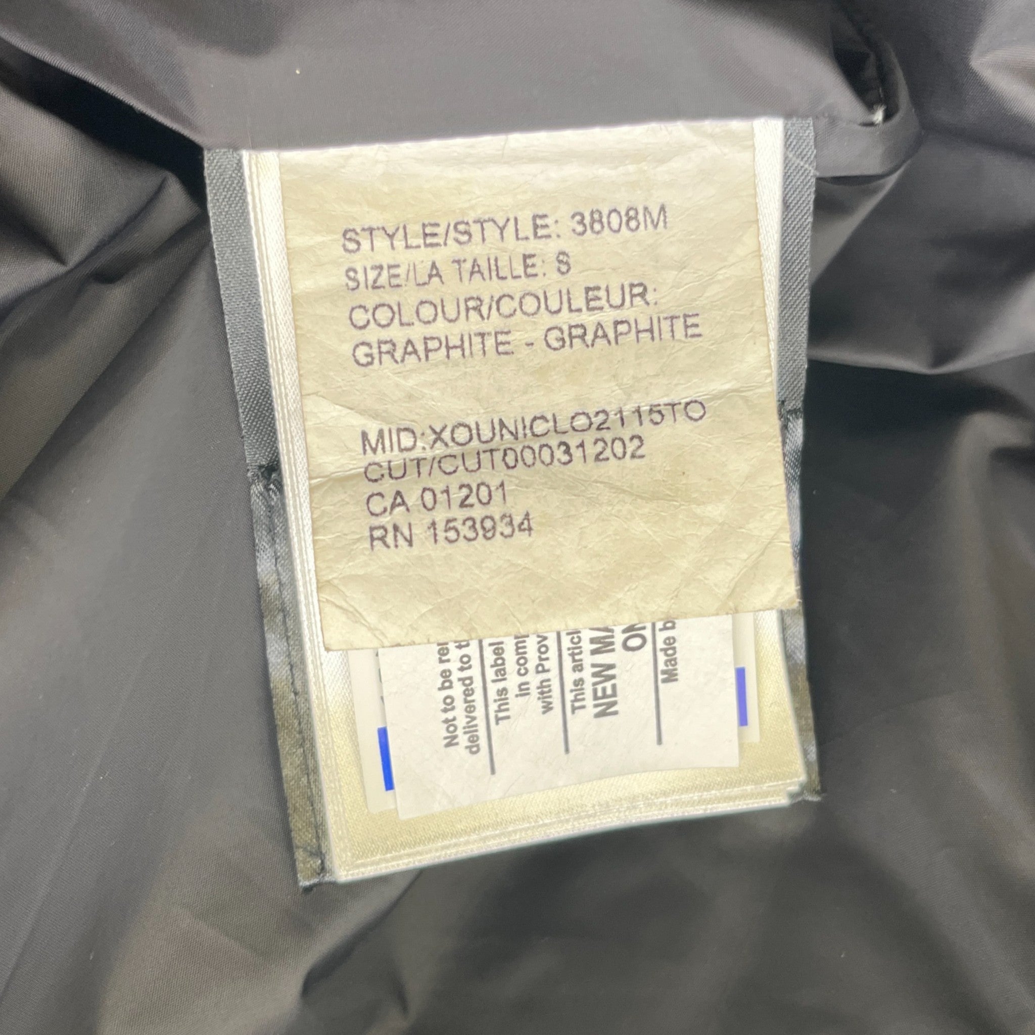 Men's Macmillan Down Jacket Grey Size M