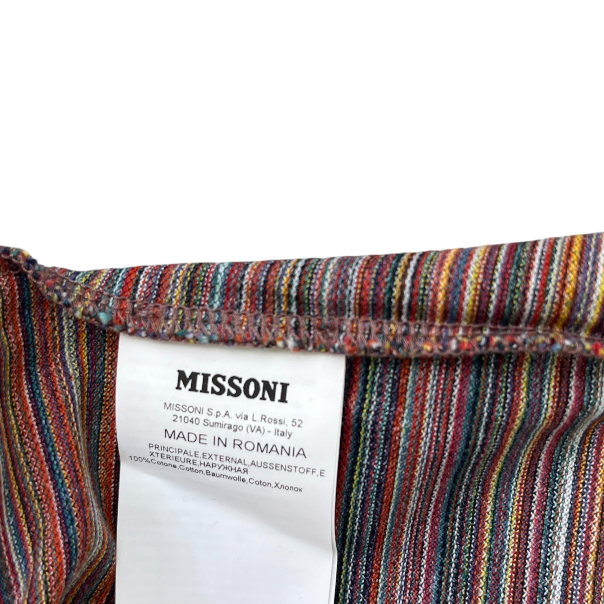 Men's Slub Polo Shirt Multi-Coloured Size S