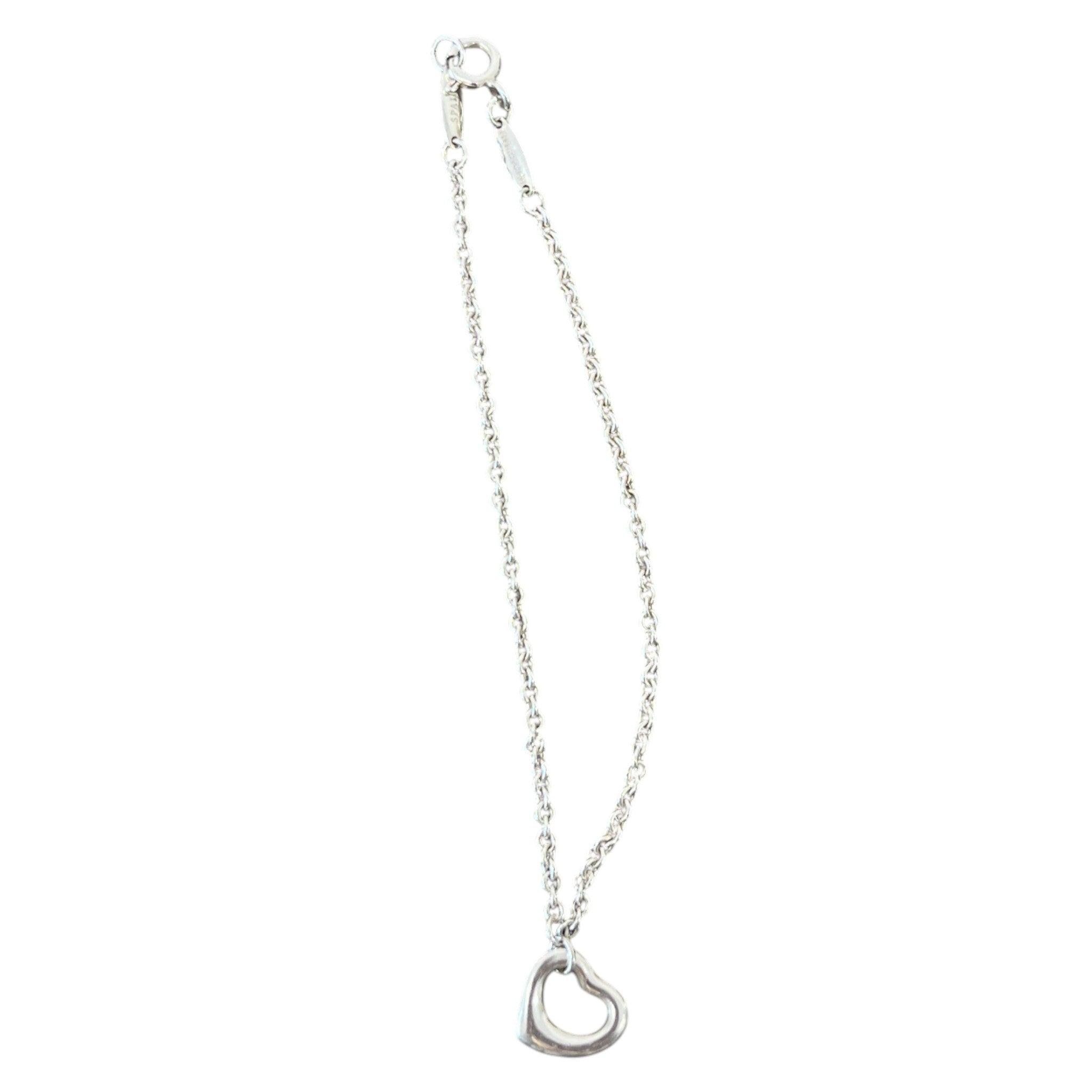 Women's Elsa Peretti Open Heart Bracelet Silver