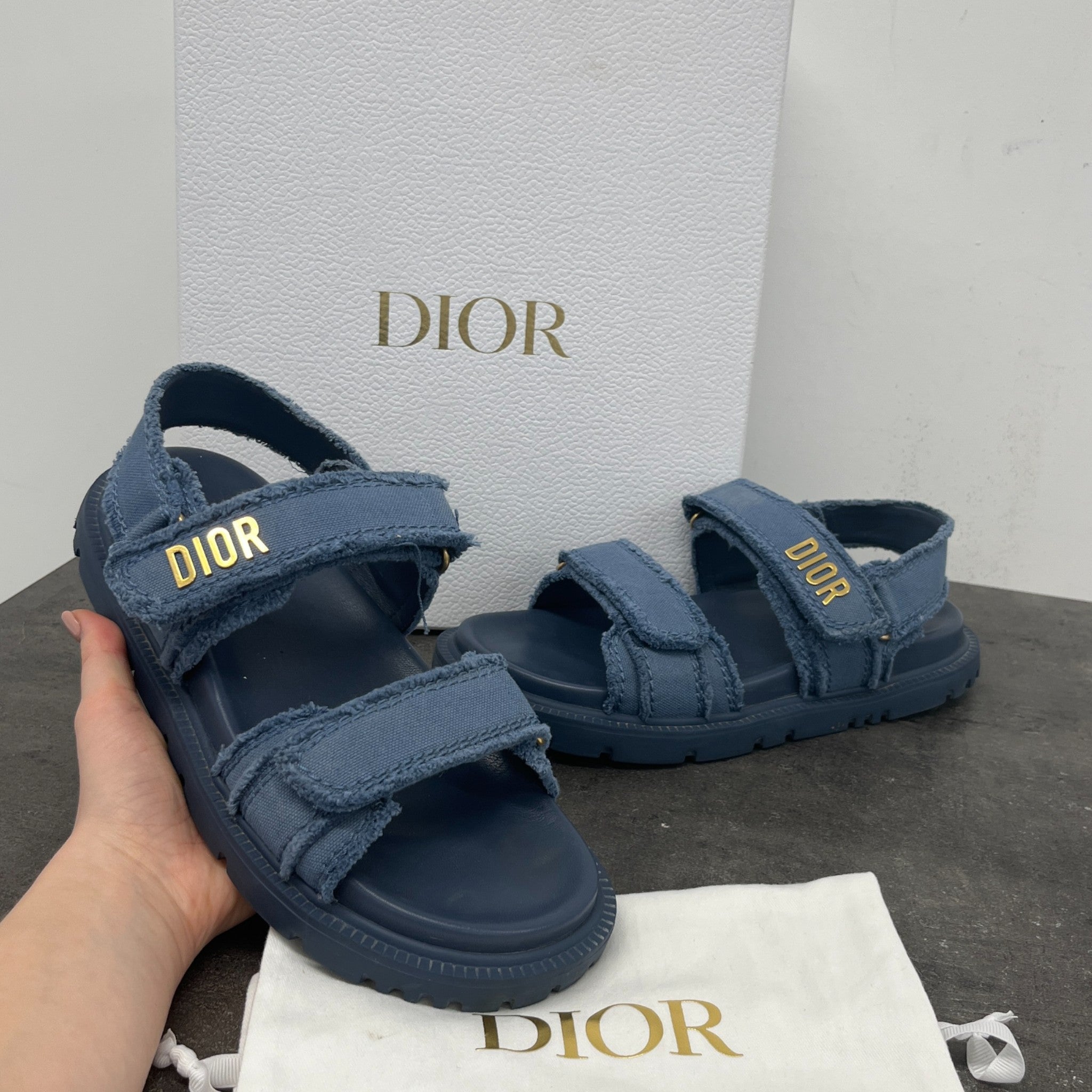 Women's Dioract Sandals Blue Size EU 40 / UK 7