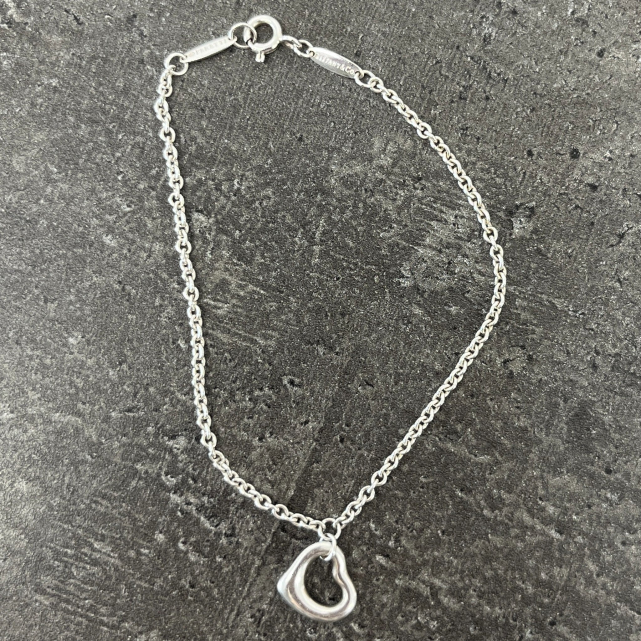 Women's Elsa Peretti Open Heart Bracelet Silver