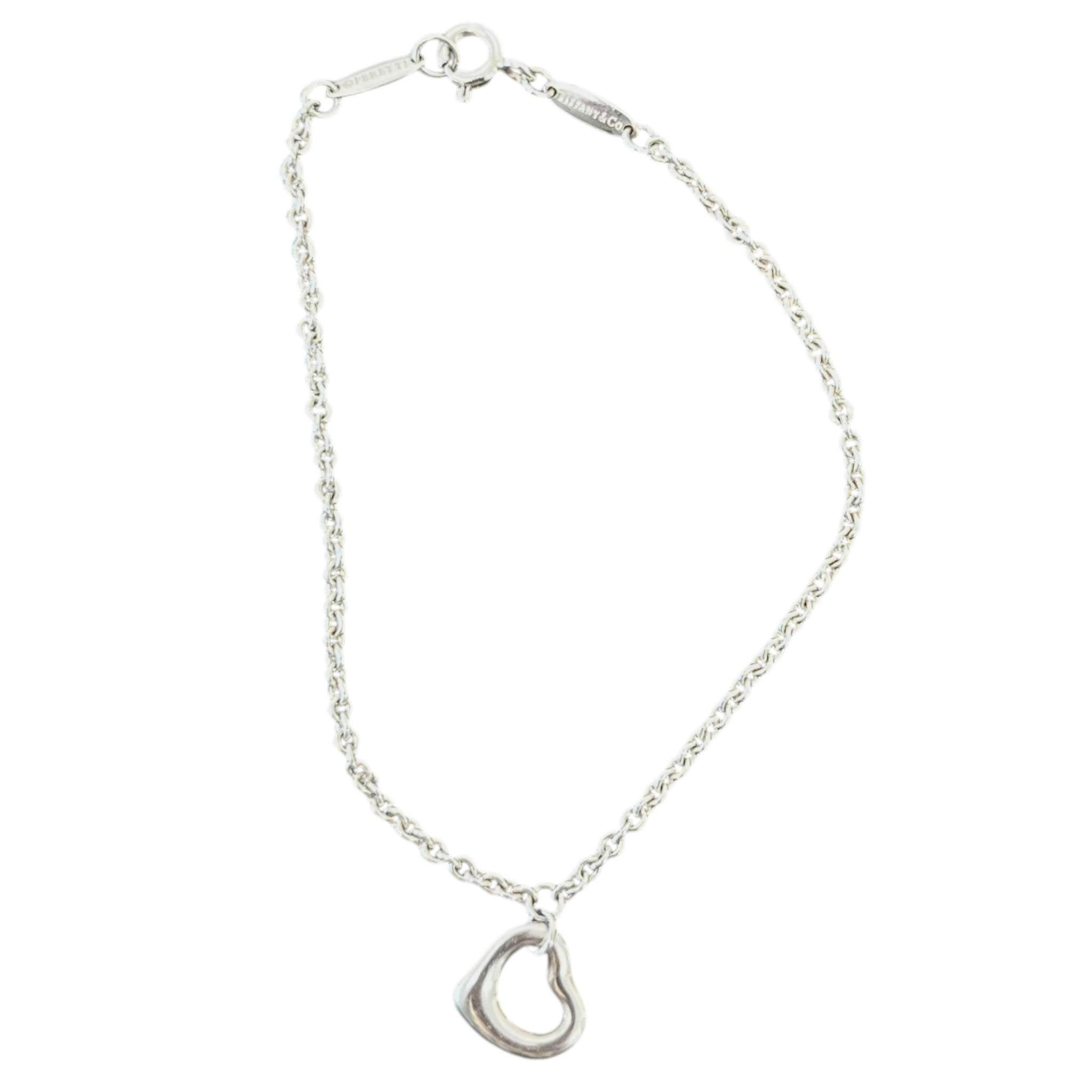 Women's Elsa Peretti Open Heart Bracelet Silver