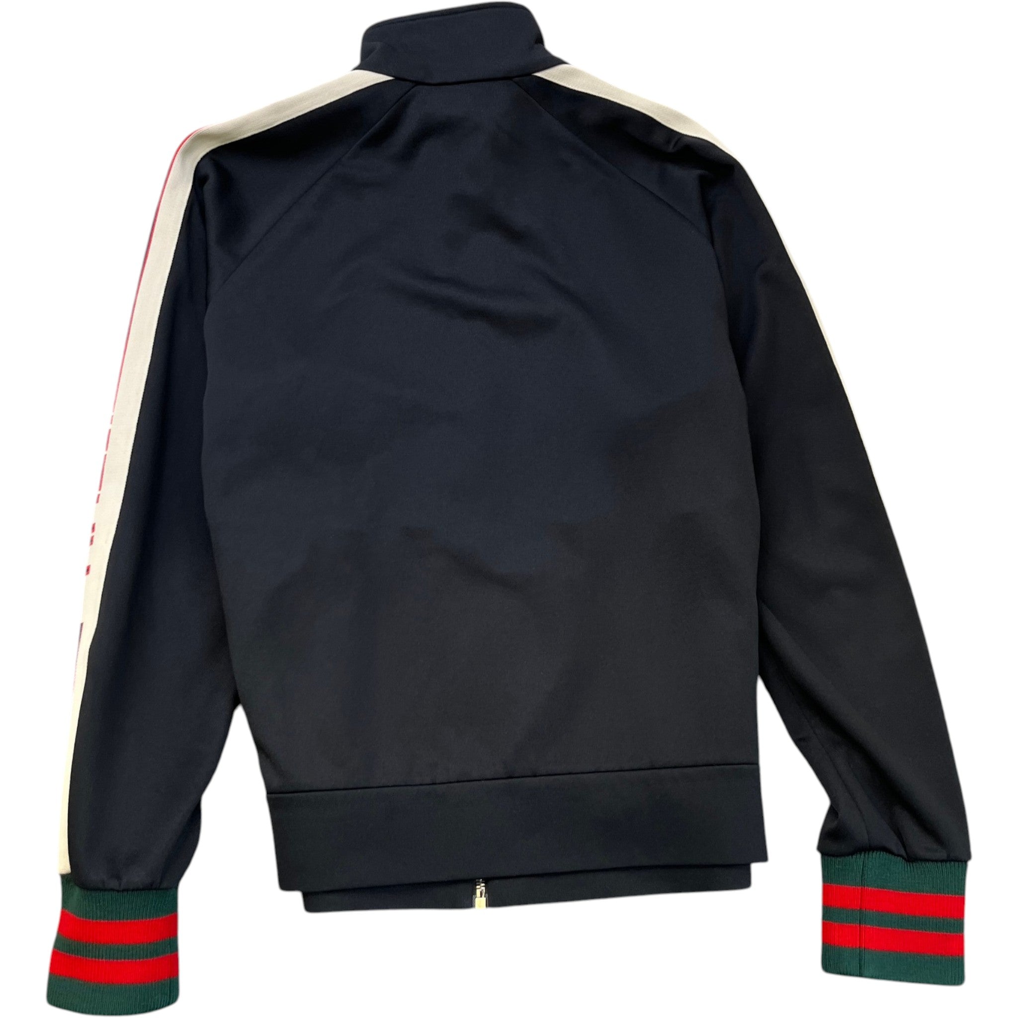 Men's Tape Logo Track Jacket Black Size S