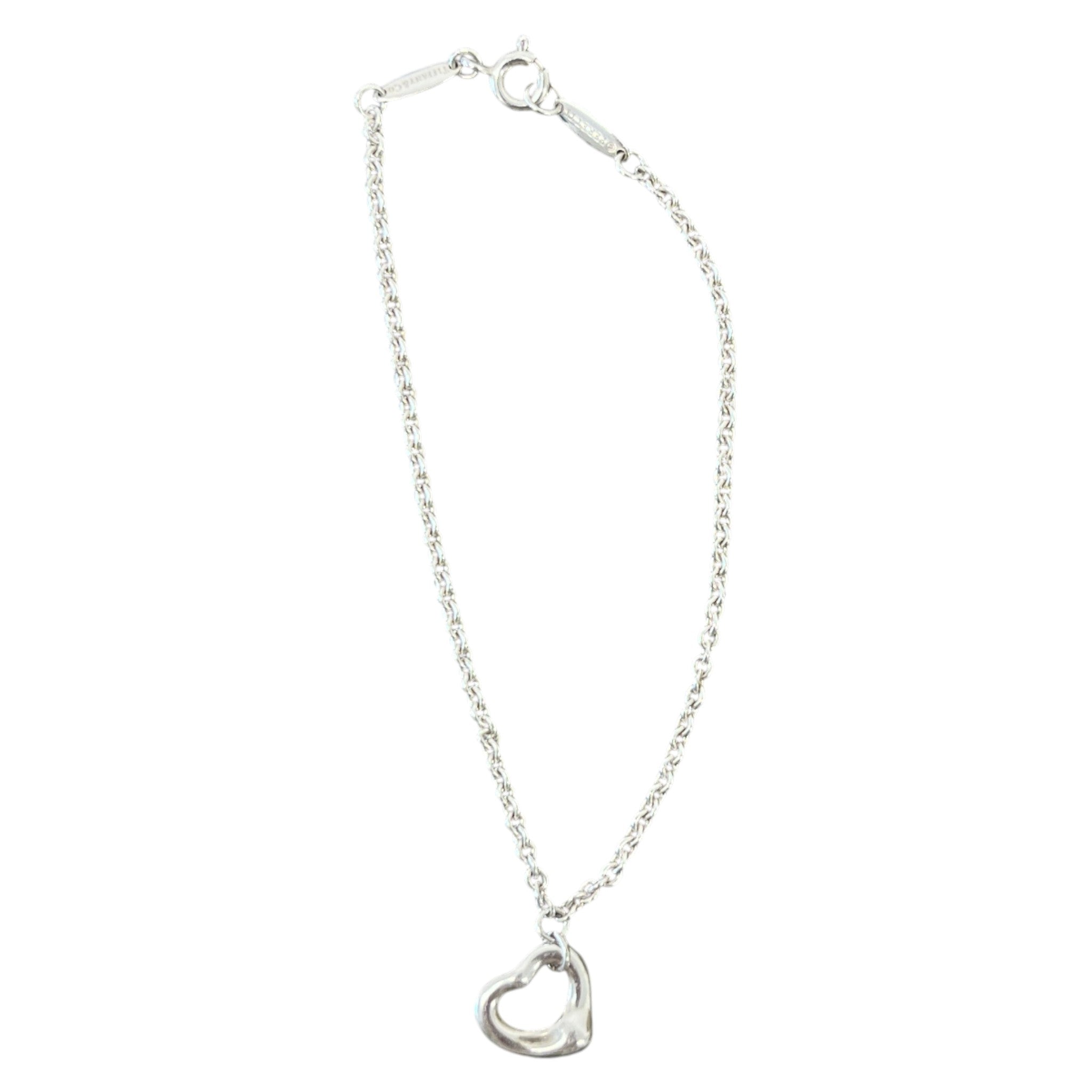 Women's Elsa Peretti Open Heart Bracelet Silver