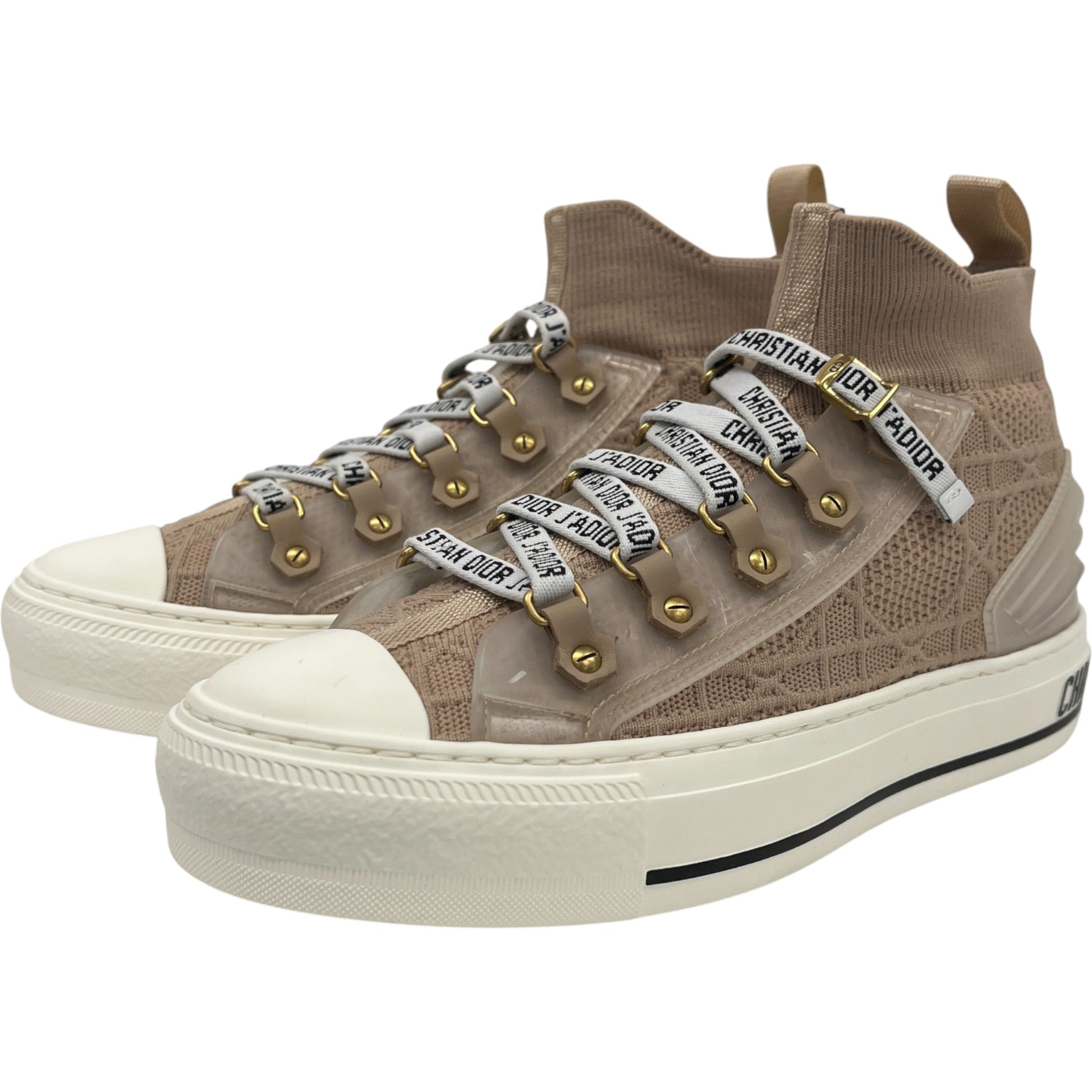 Women's Walk'N'Dior Low Trainers Nude Size EU 35 / UK 2