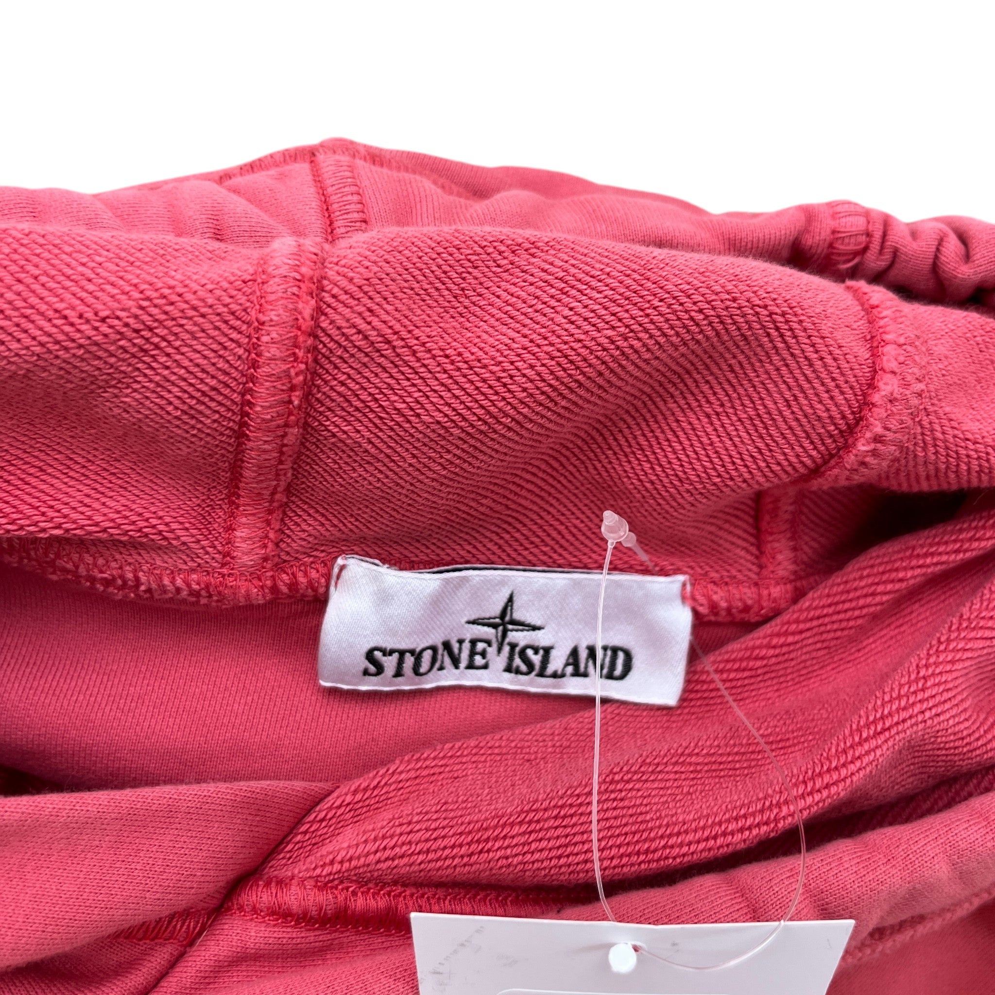Men's Applique Logo Hoodie Pink Size M