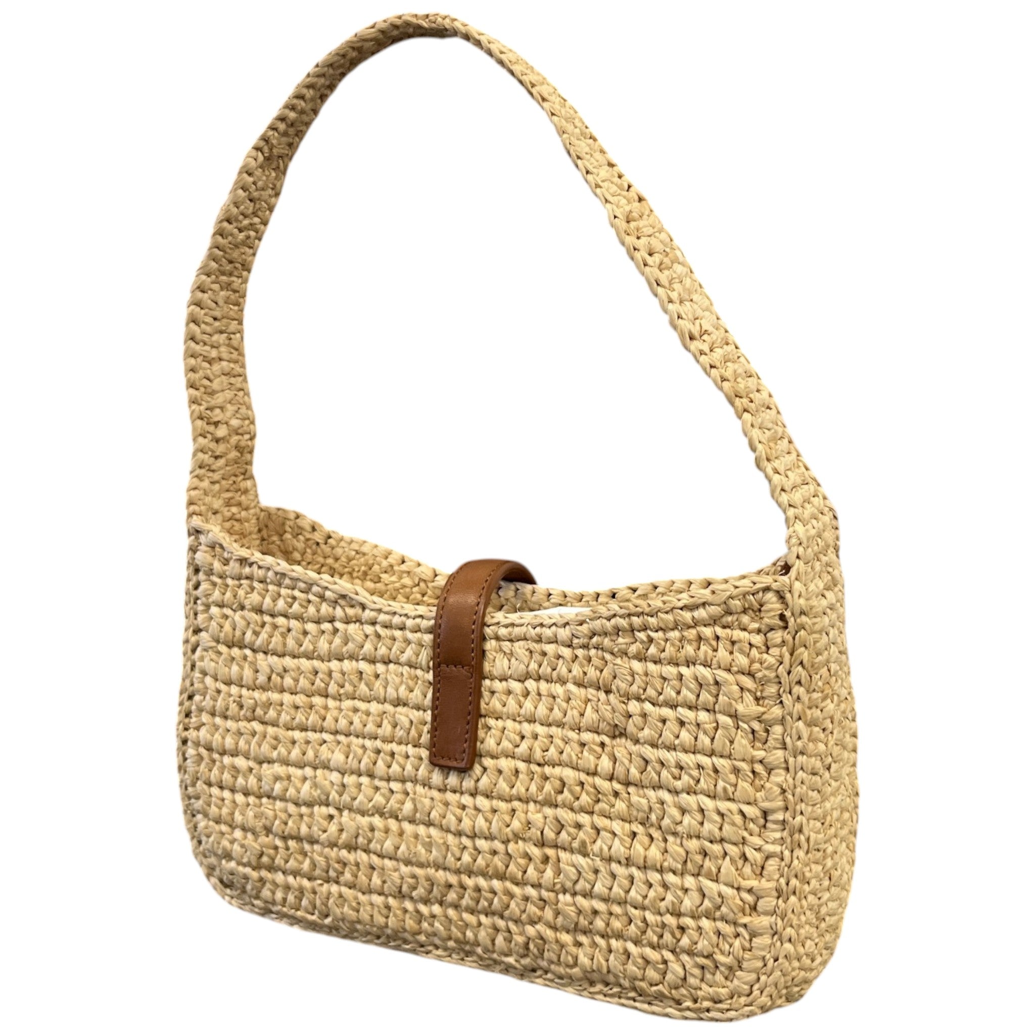 Women's Le 5 À 7 Raffia Shoulder Bag Beige