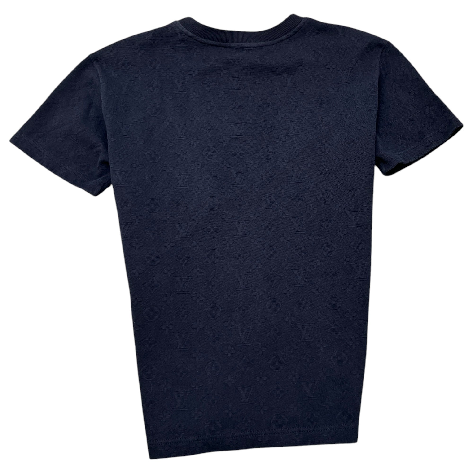 Men's Signature 3D Pocket Monogram T-Shirt Navy Size XS