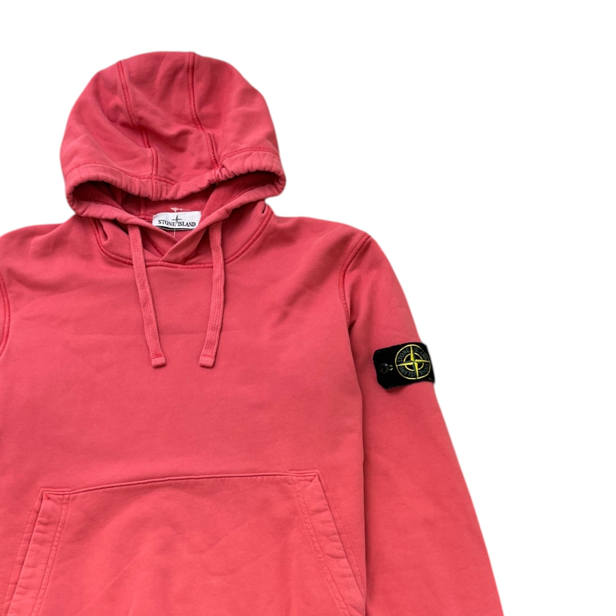 Men's Applique Logo Hoodie Pink Size M