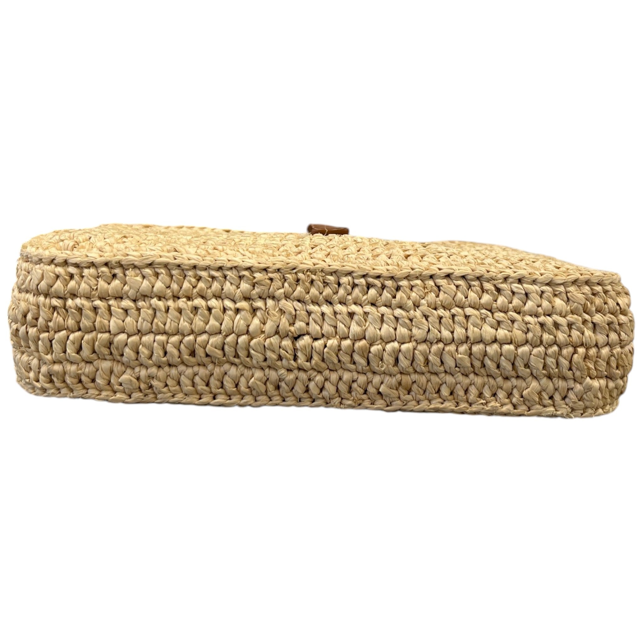 Women's Le 5 À 7 Raffia Shoulder Bag Beige