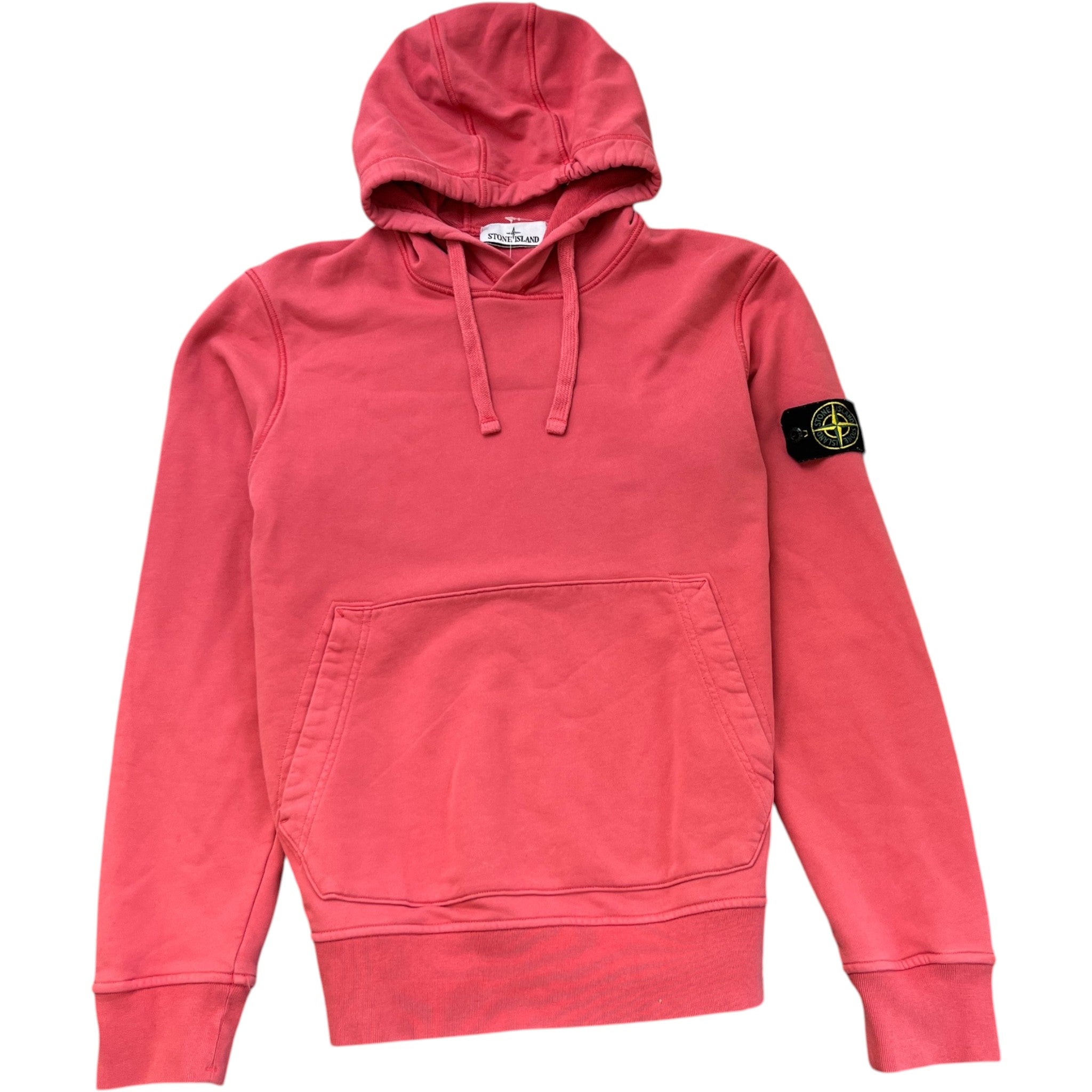 Men's Applique Logo Hoodie Pink Size M