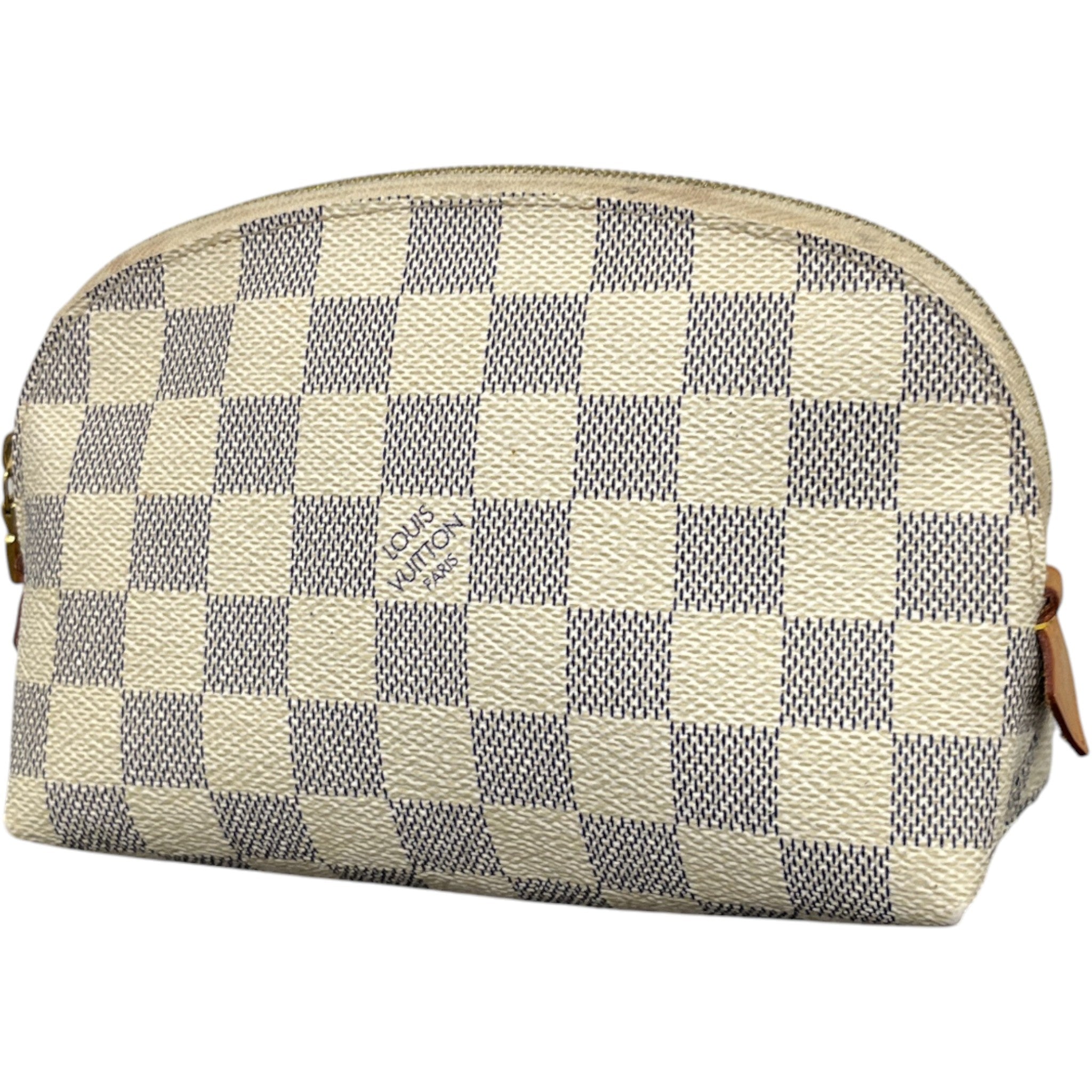 Women's Damier Azur Cosmetic Pouch White