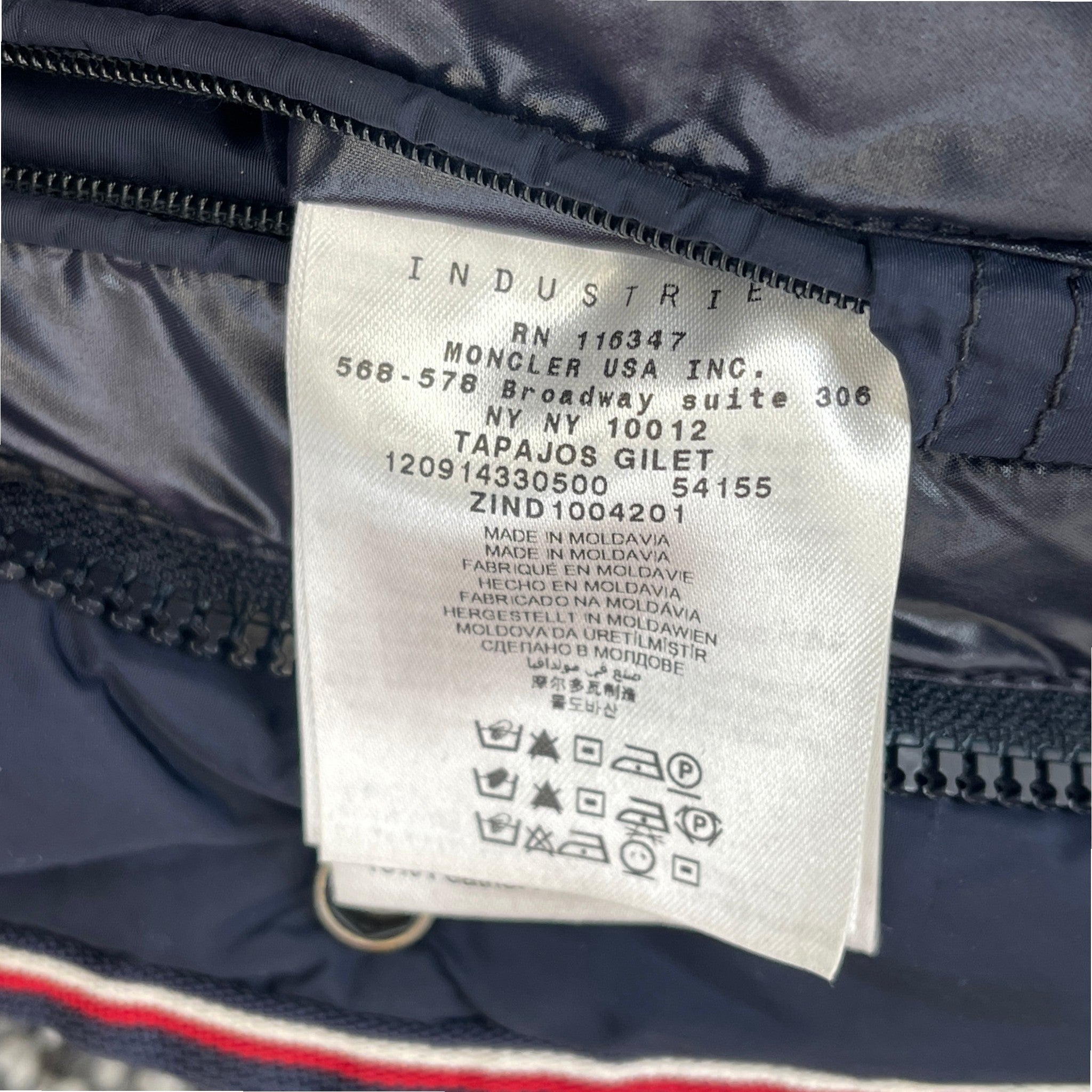 Men's Tapajos Gilet Navy Size 2 / M