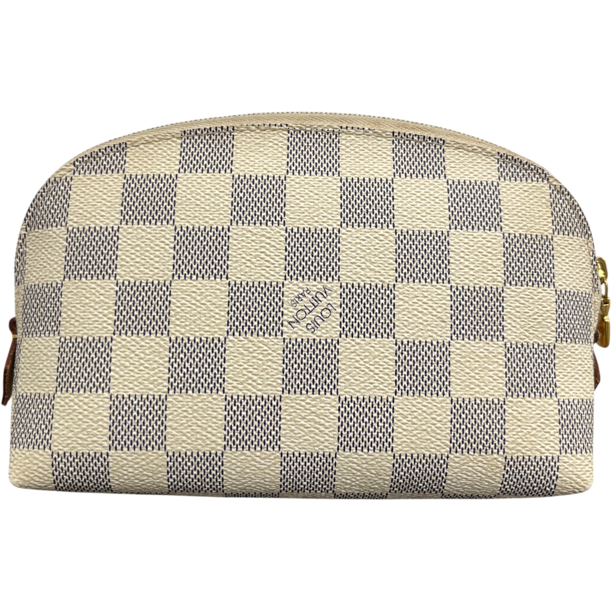 Women's Damier Azur Cosmetic Pouch White