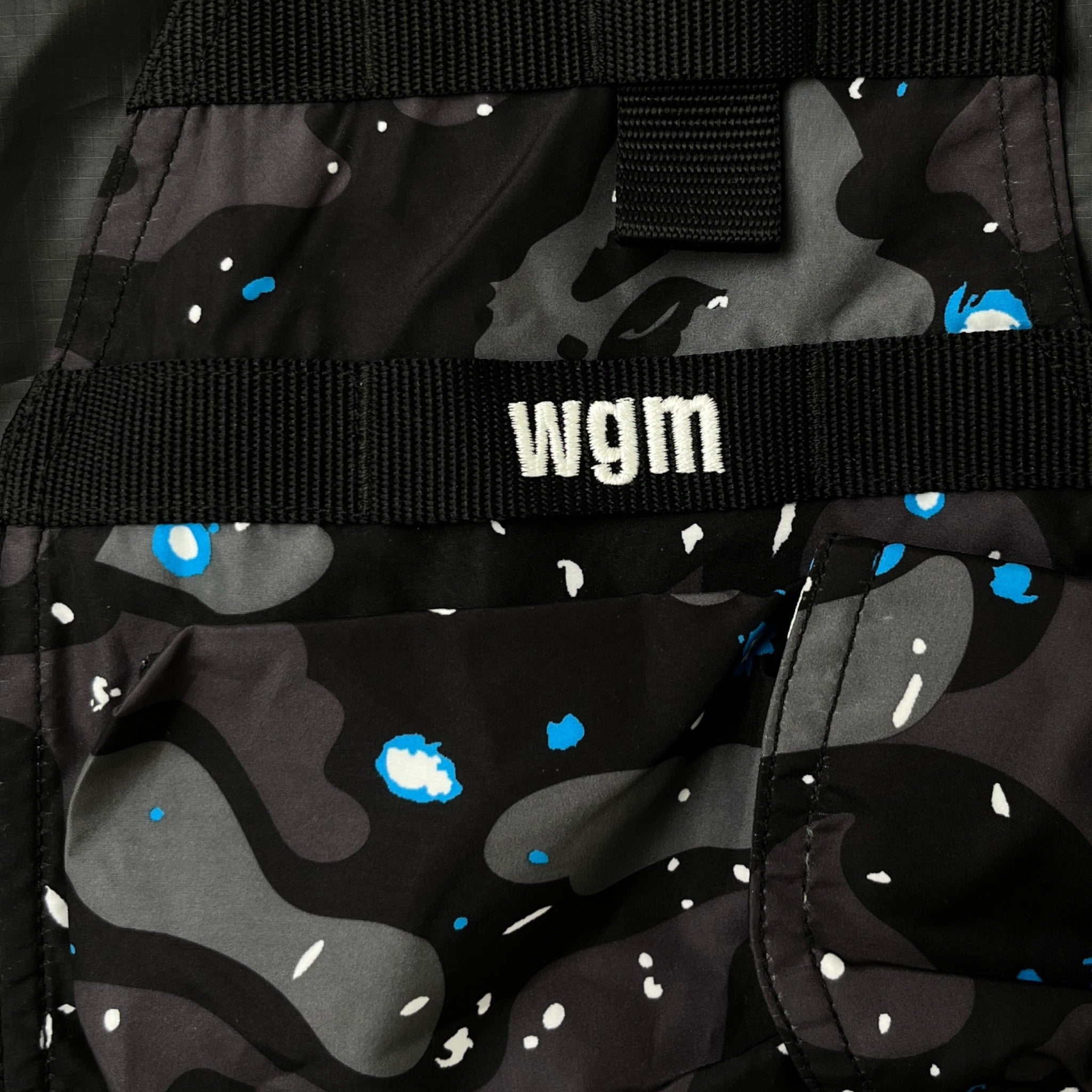 Men's Space Camo Military Vest Black Size S