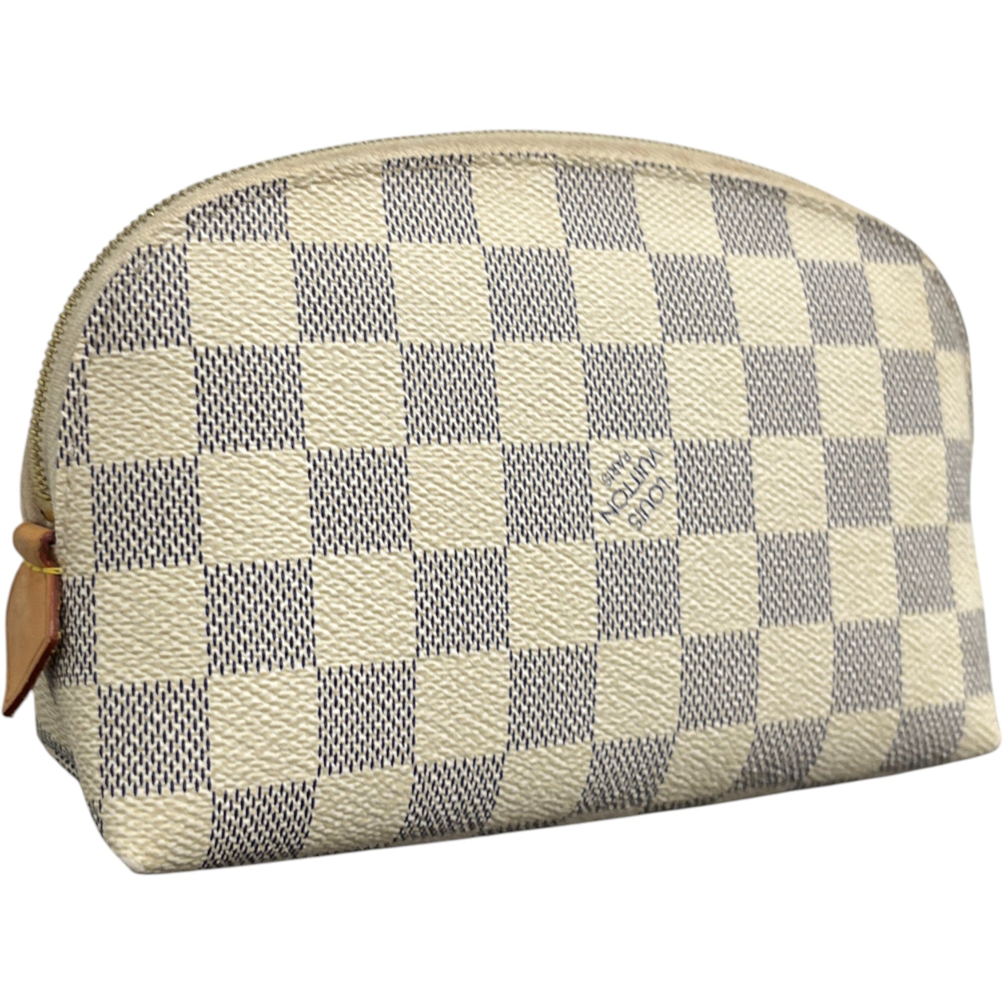Women's Damier Azur Cosmetic Pouch White
