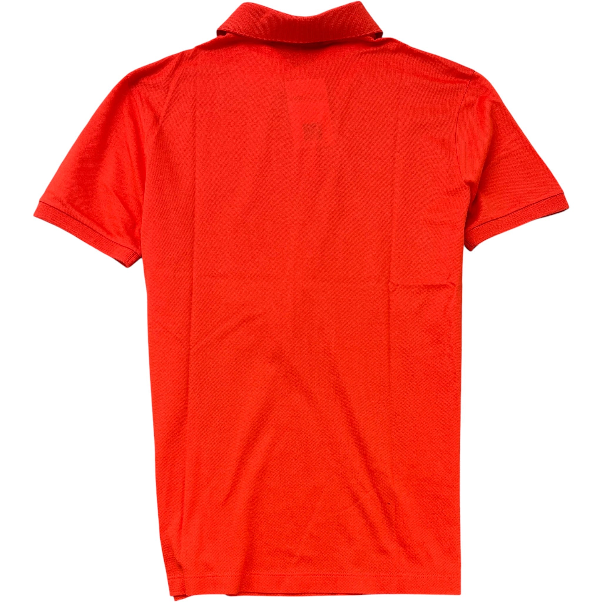 Men's Embroidered Logo Polo Shirt Red Size S