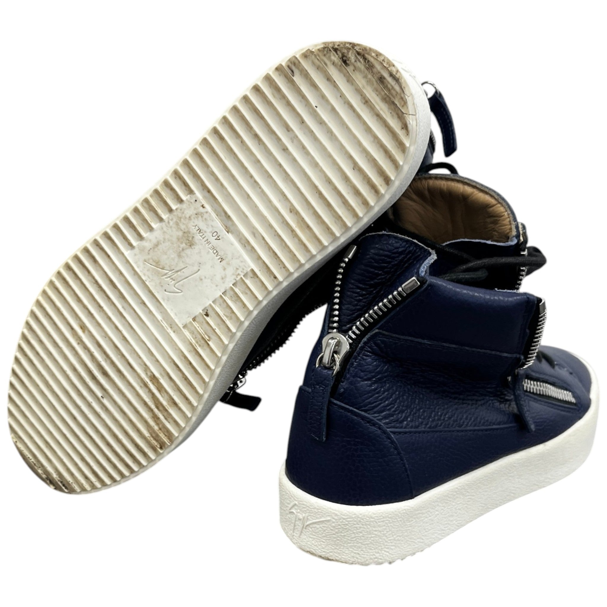 Men's Coby High Trainers Navy Size EU 40 / UK 6