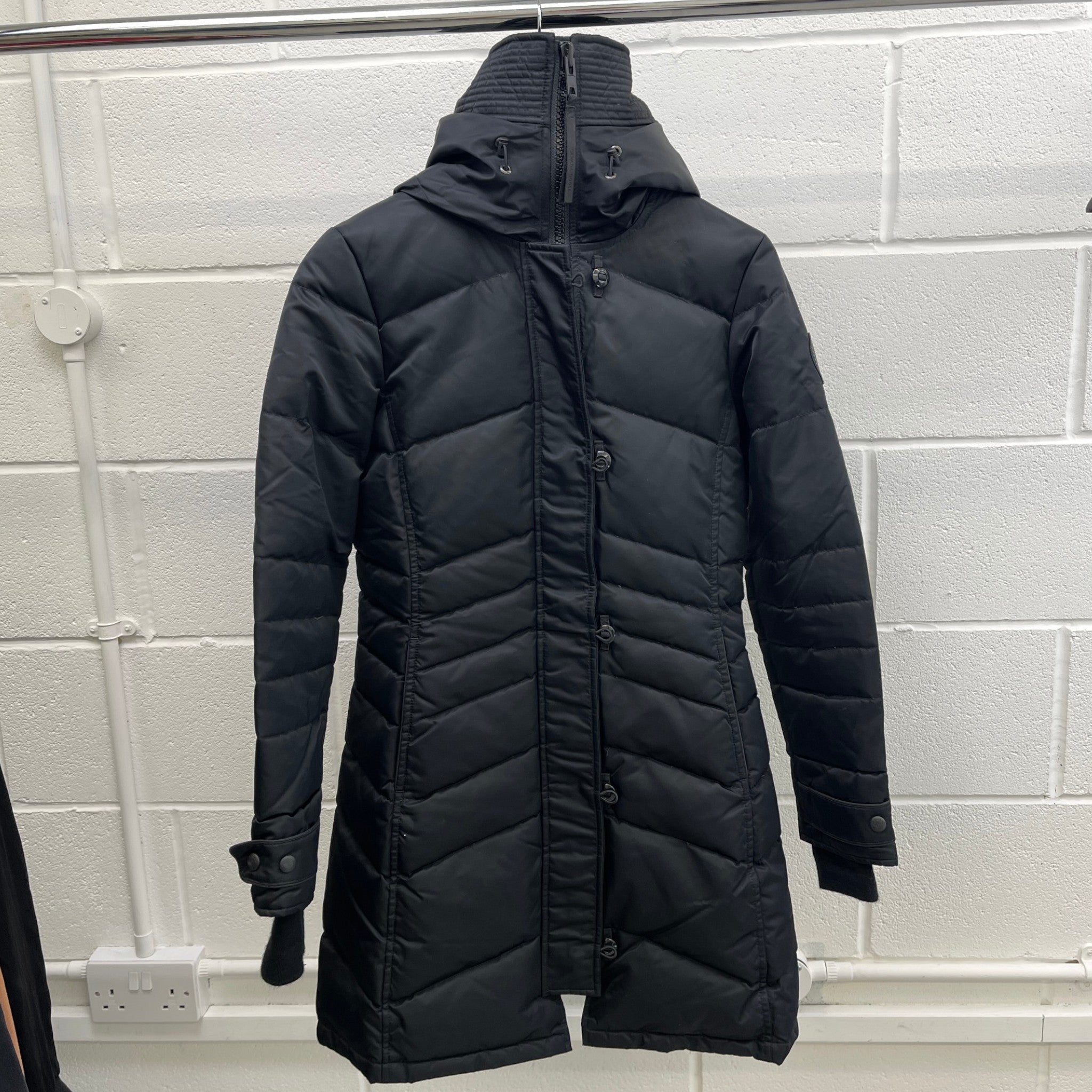 Women's Lorette Parka Down Jacket Black Size XS