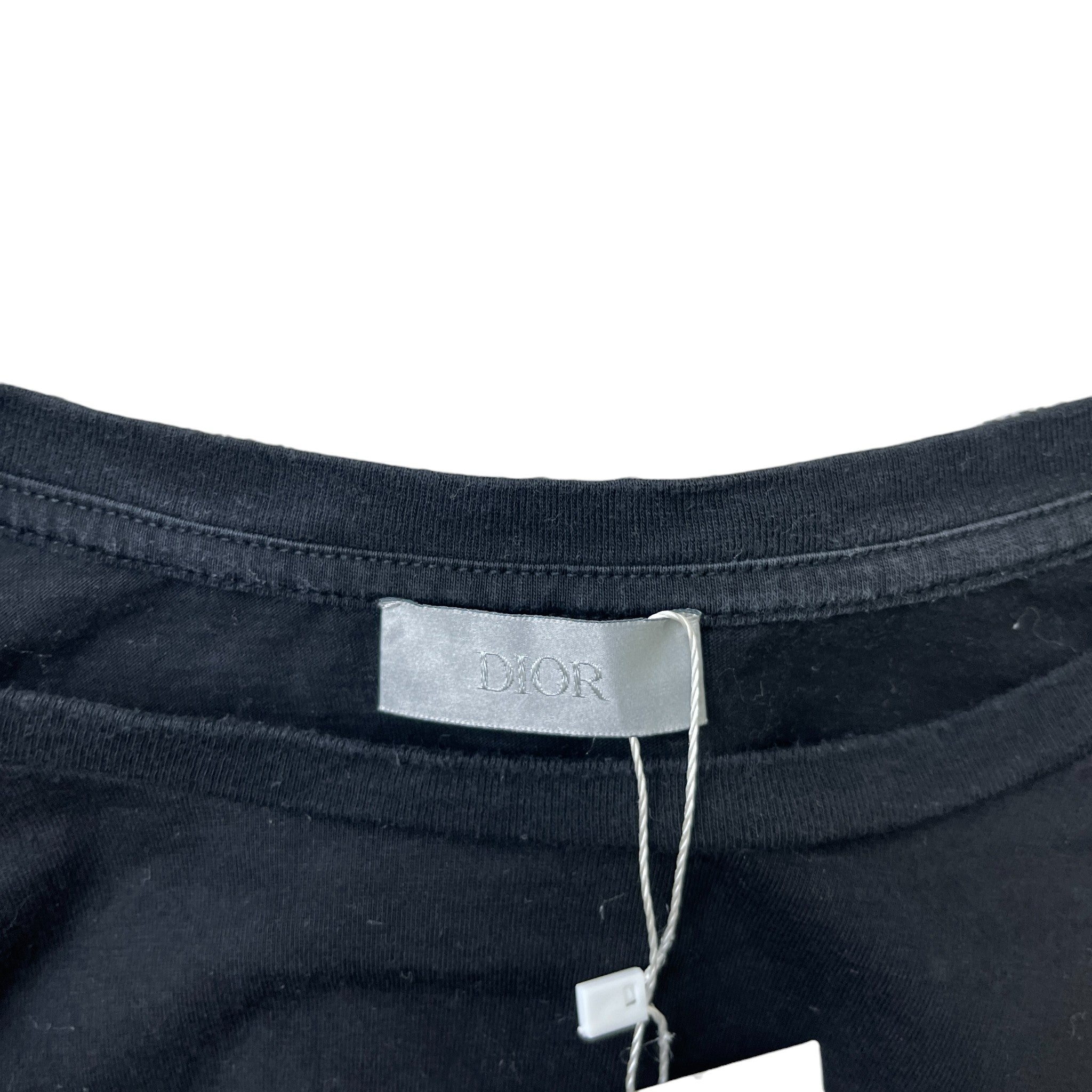 Men's Atelier Logo Print T-Shirt Black Size L