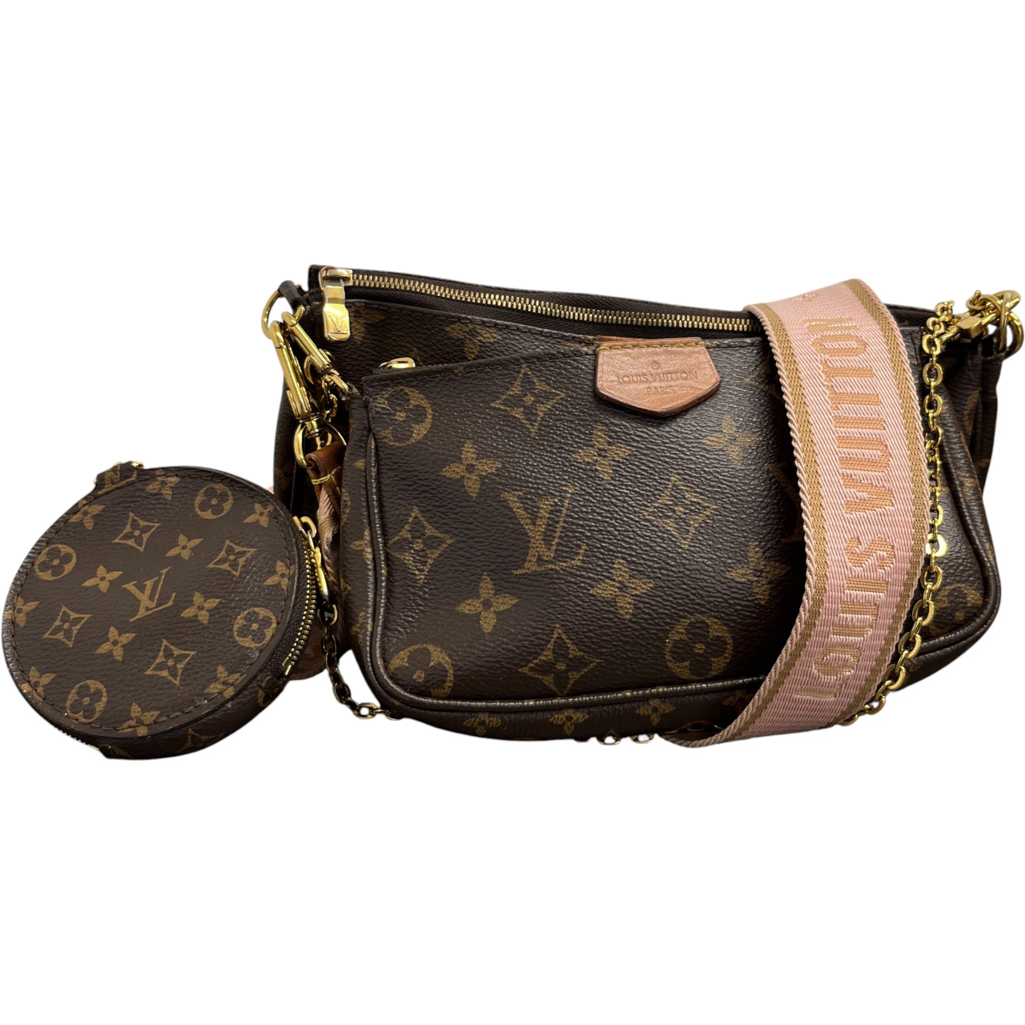 Women's Multi Pochette Bag Brown