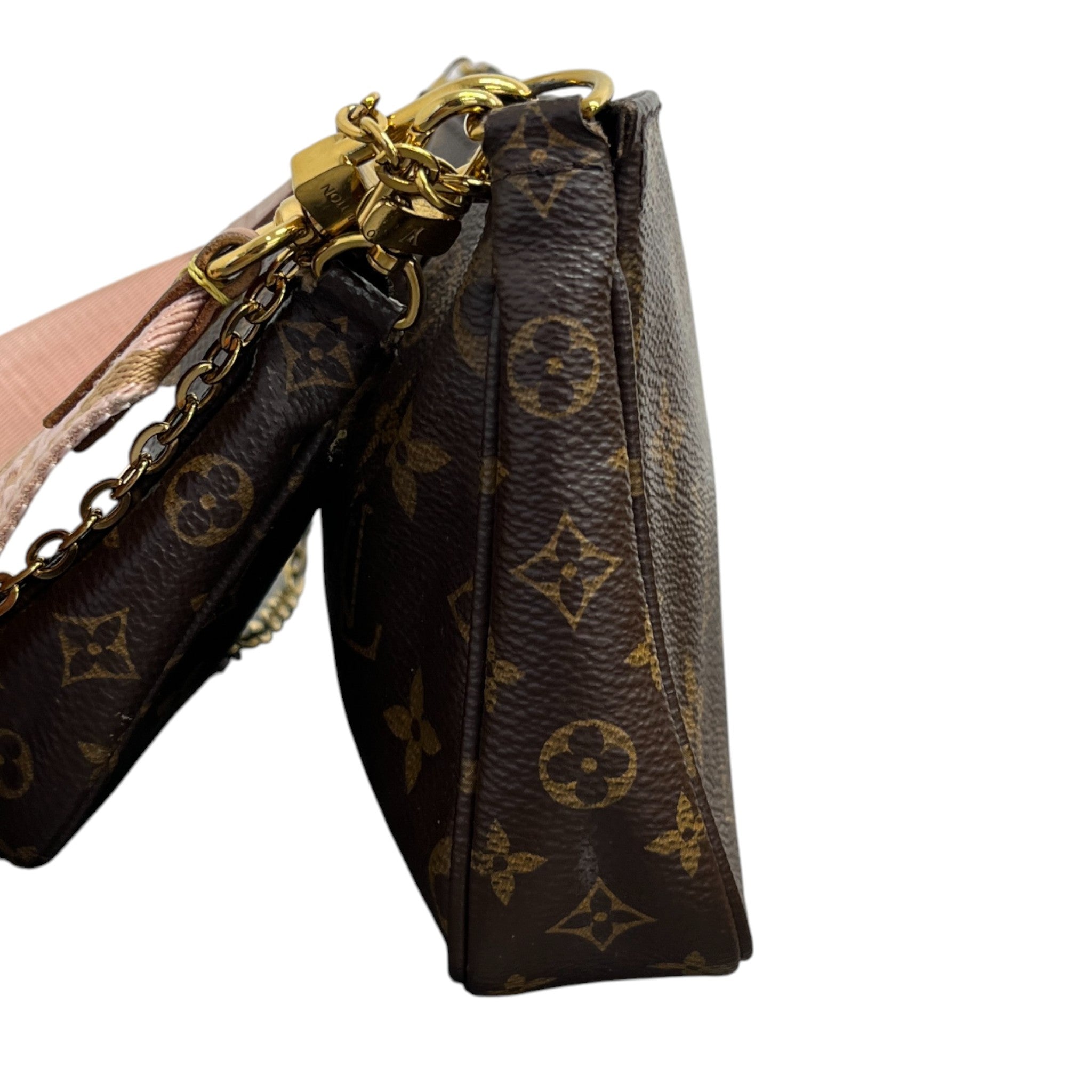 Women's Multi Pochette Bag Brown