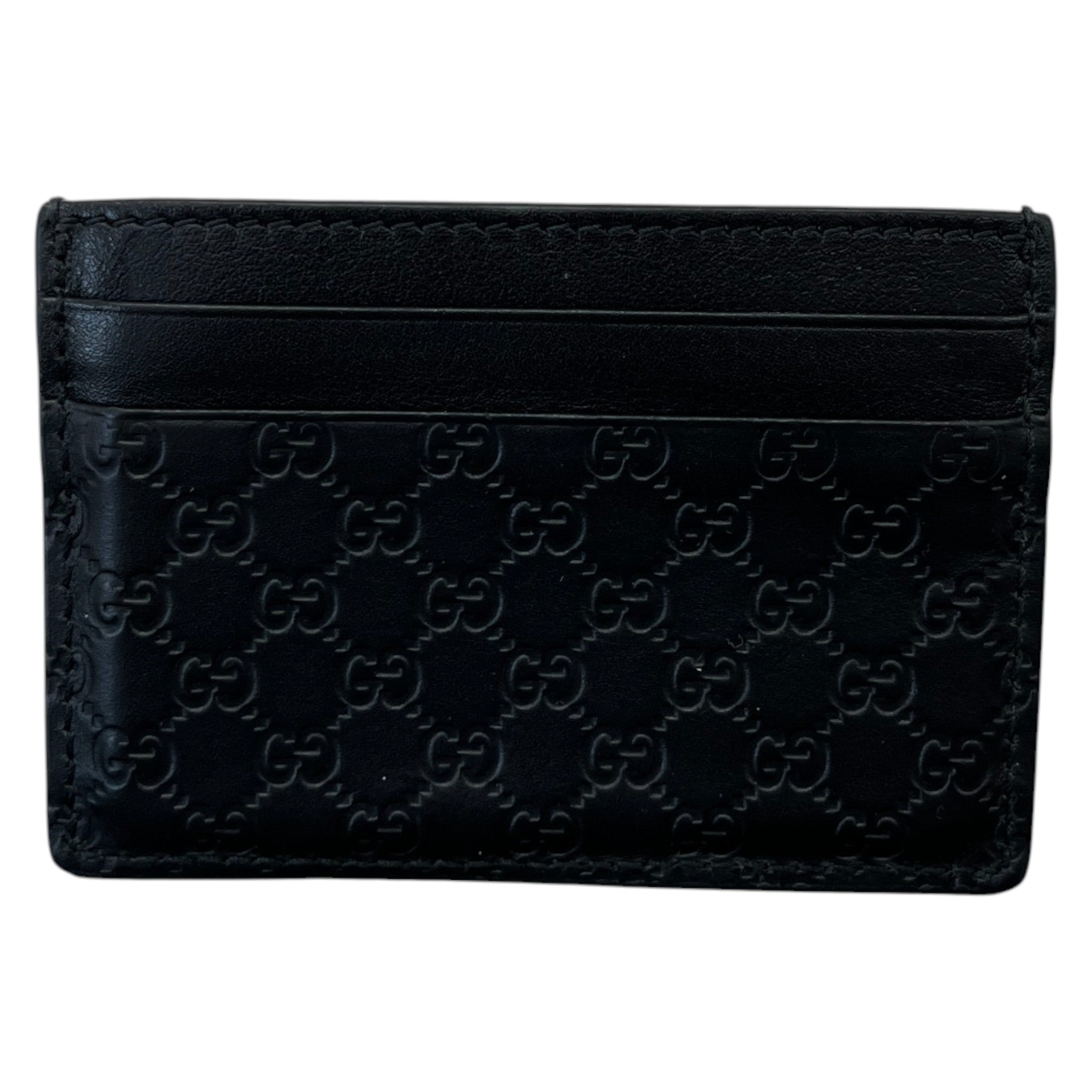 Men's Gg Supreme Card Holder Black