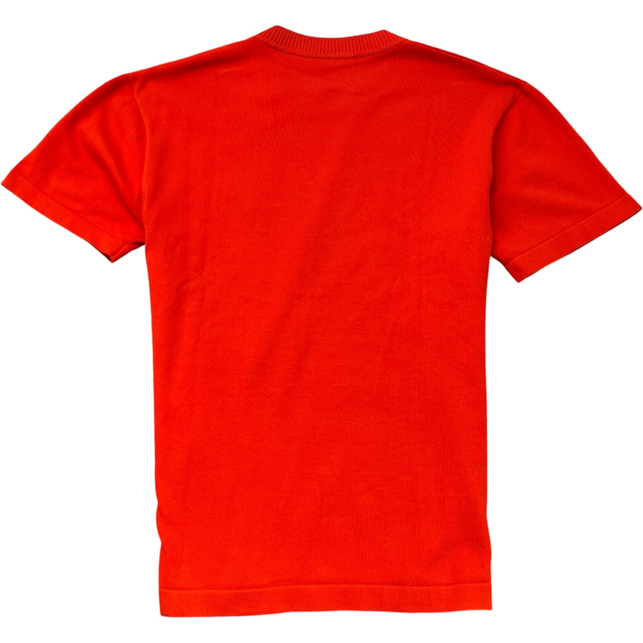 Men's Embroidered Signature T-Shirt Red Size S