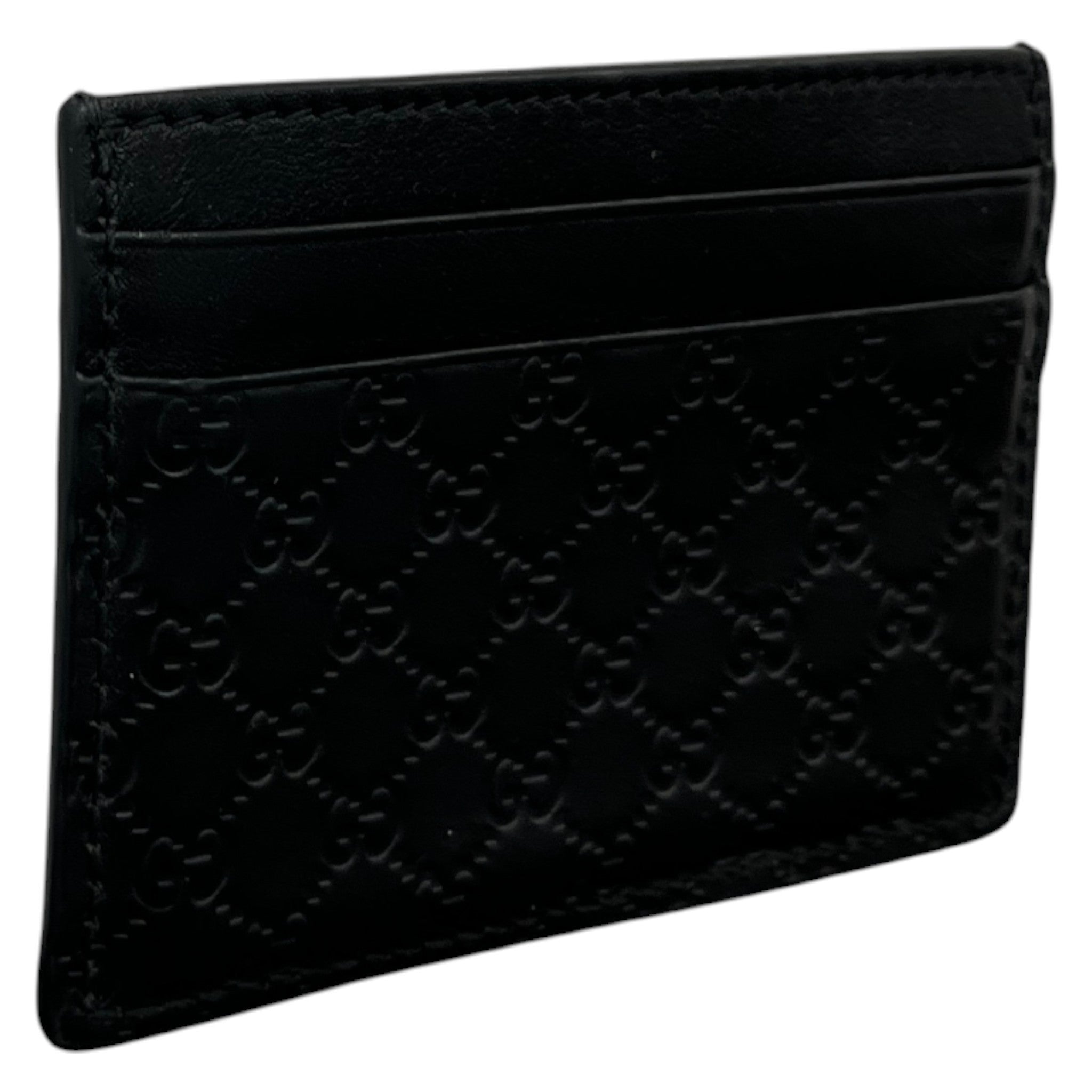 Men's Gg Supreme Card Holder Black