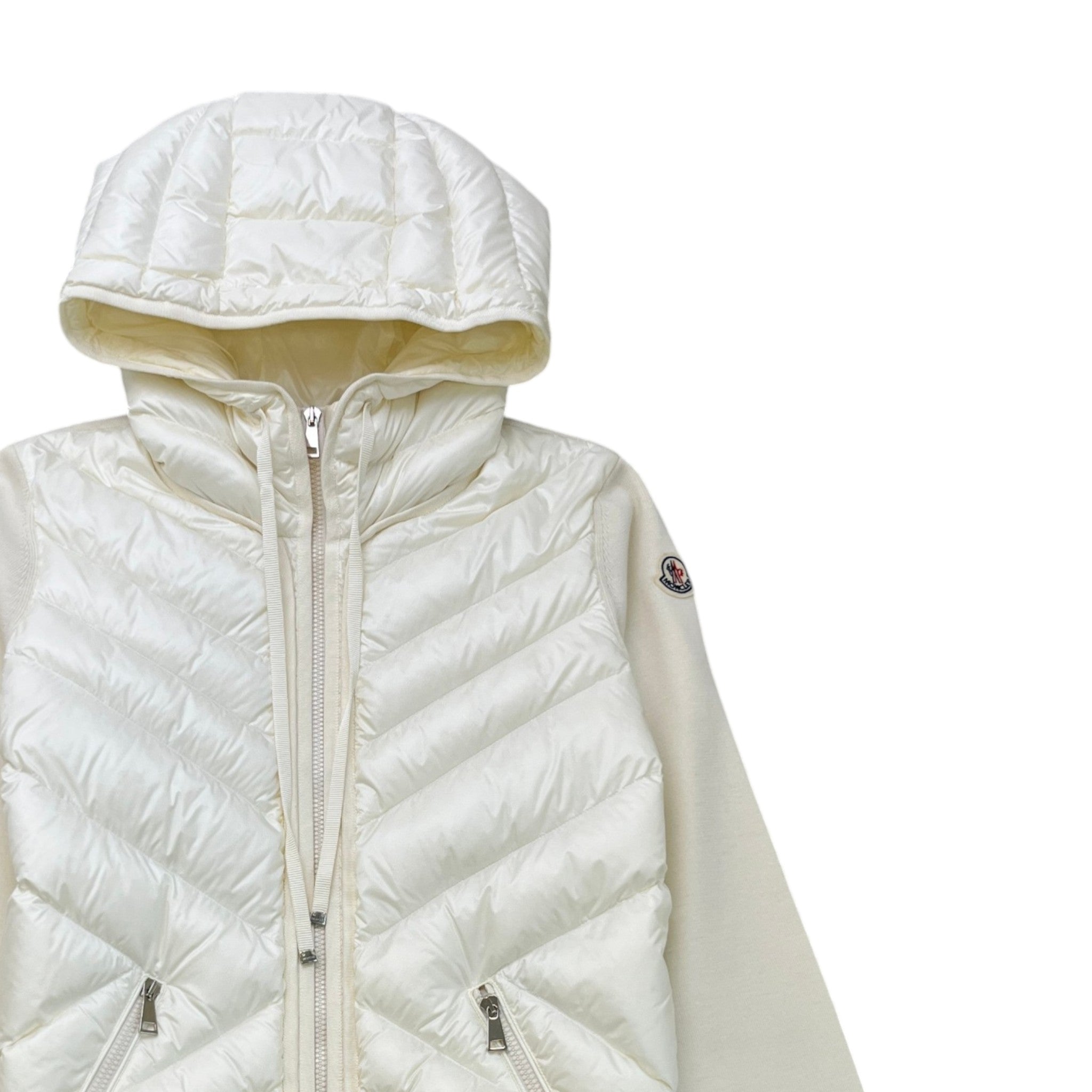 Women's Cardigan Tricot Jacket Cream Size L