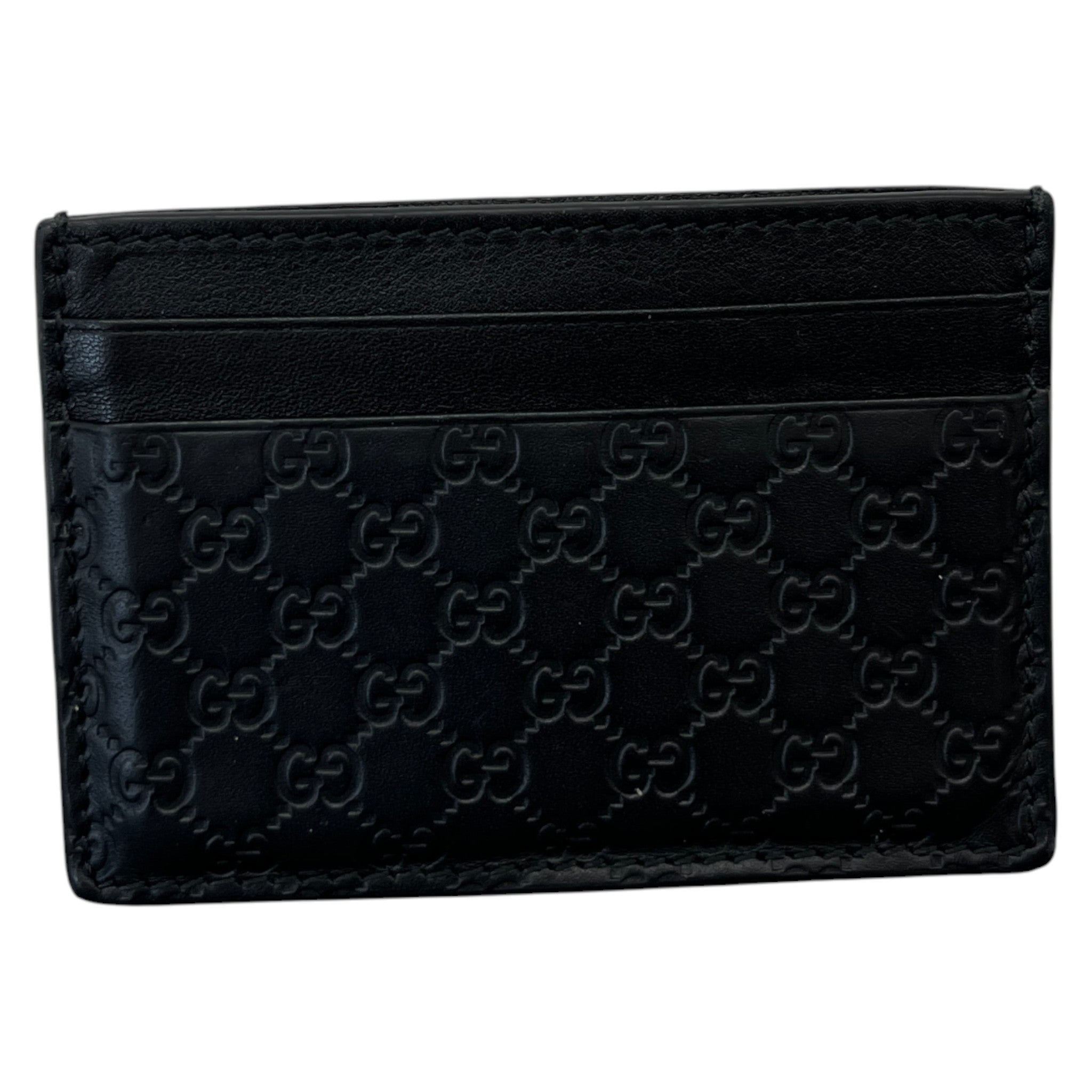 Men's Gg Supreme Card Holder Black