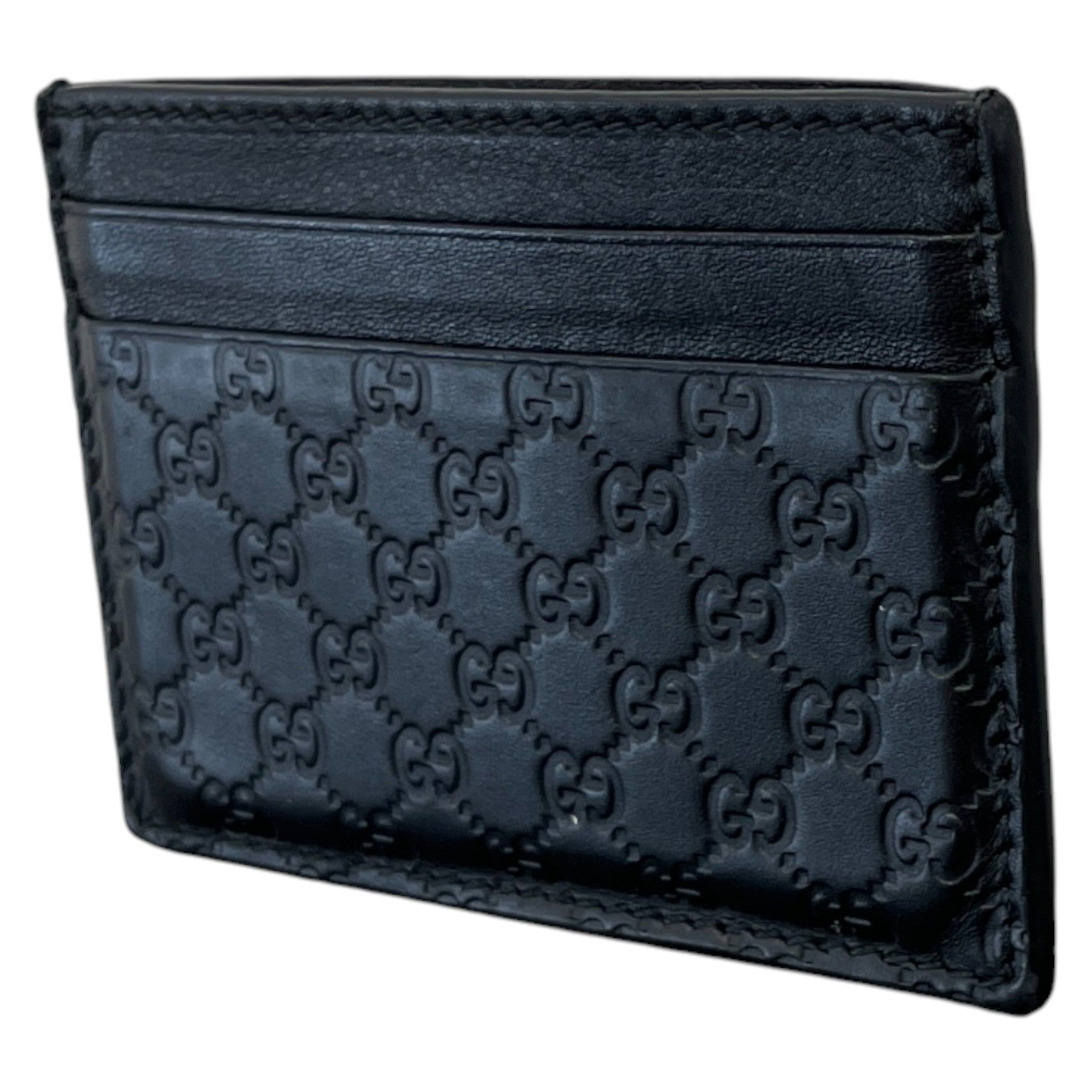 Men's Gg Supreme Card Holder Black