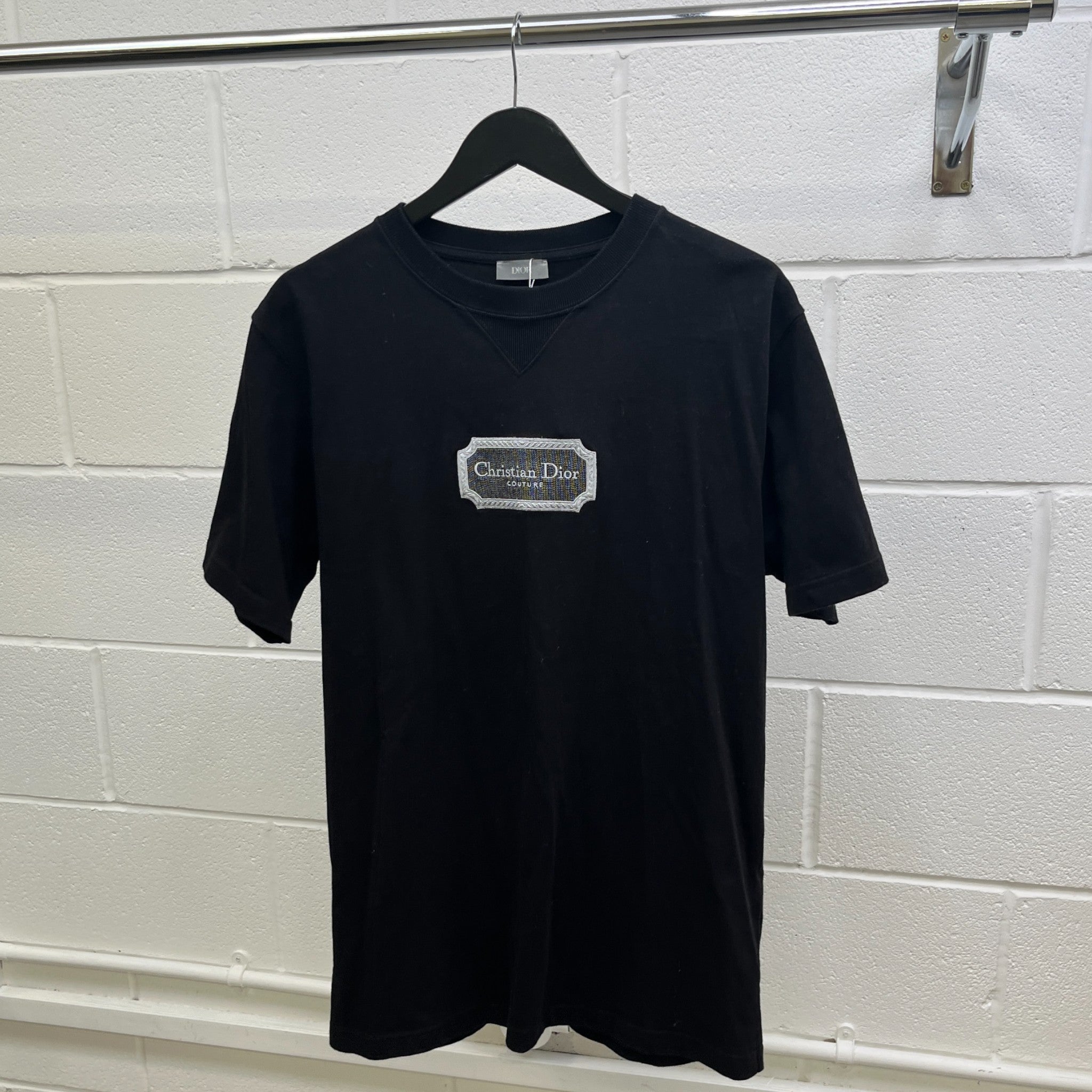 Men's Logo Print T-Shirt Black Size L