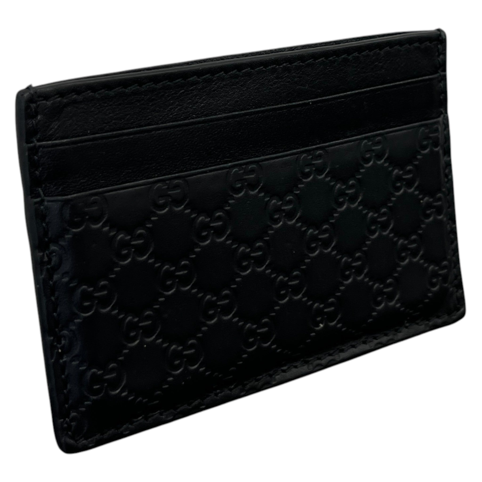 Men's Gg Supreme Card Holder Black