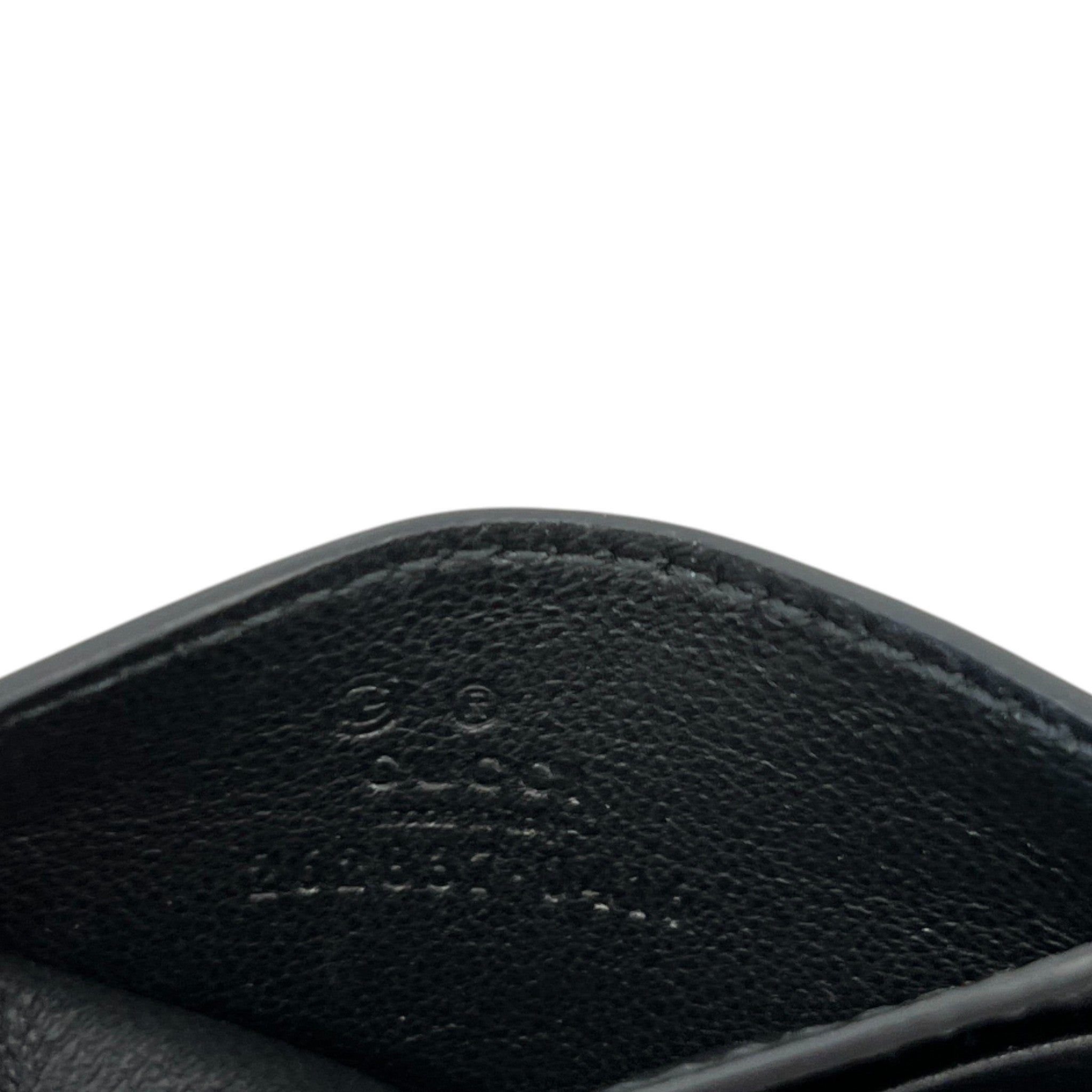 Men's Gg Supreme Card Holder Black