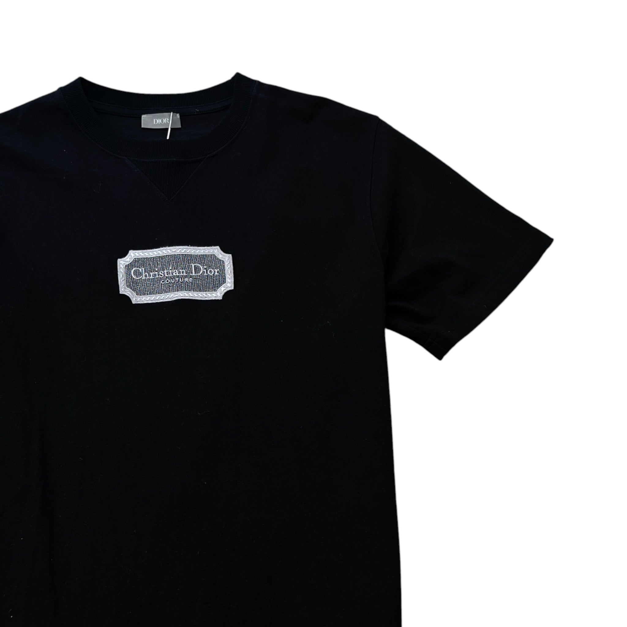 Men's Logo Print T-Shirt Black Size L