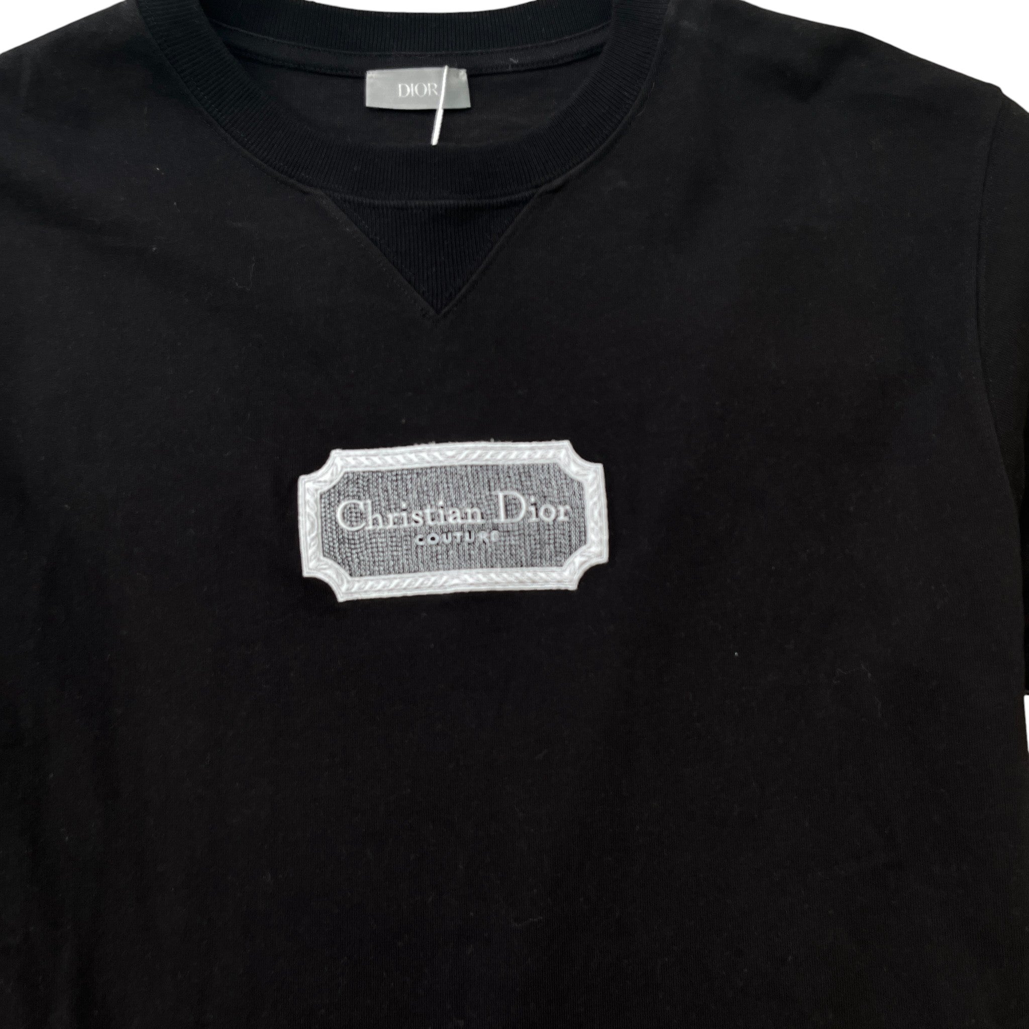 Men's Logo Print T-Shirt Black Size L