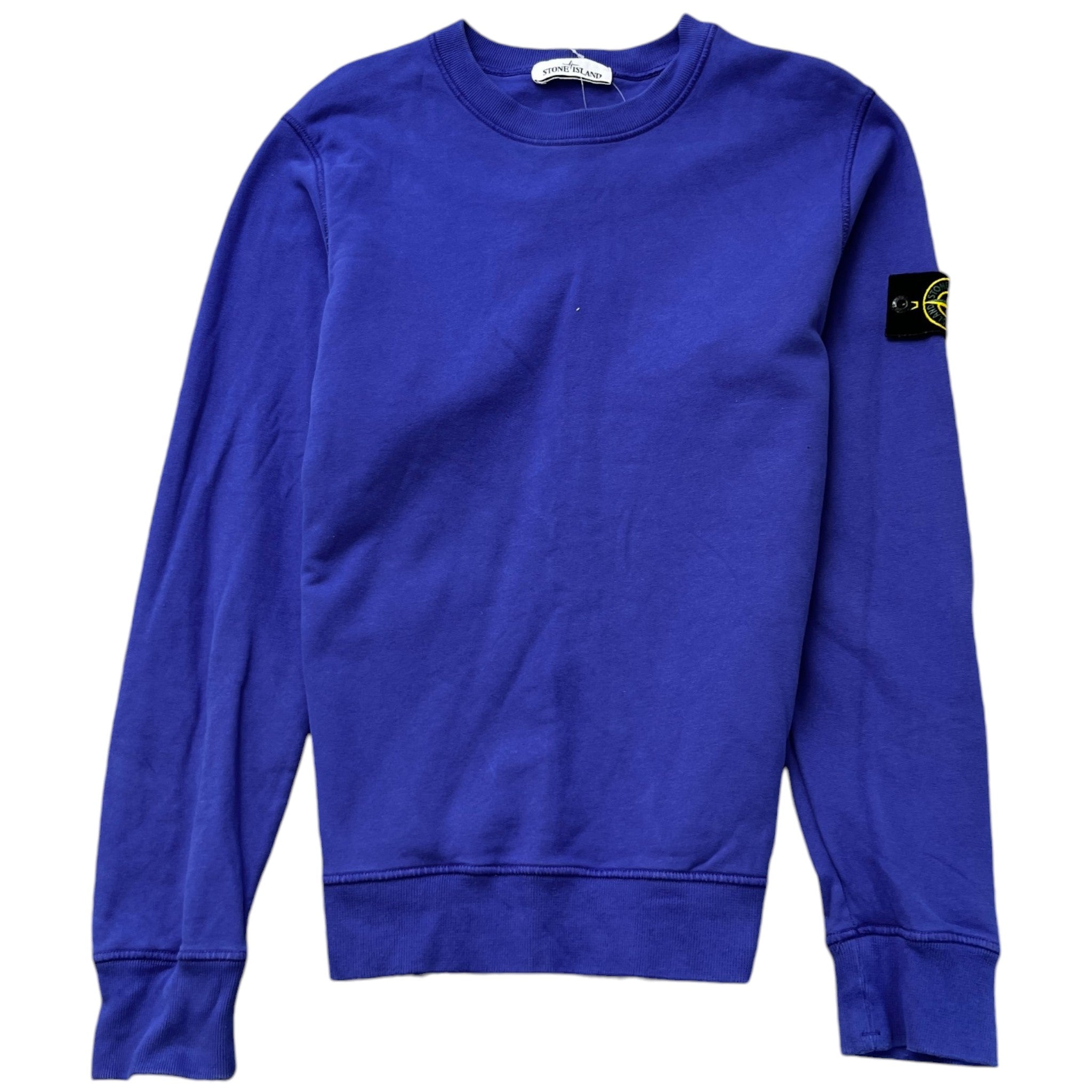 Men's Applique Logo Sweatshirt Purple Size M