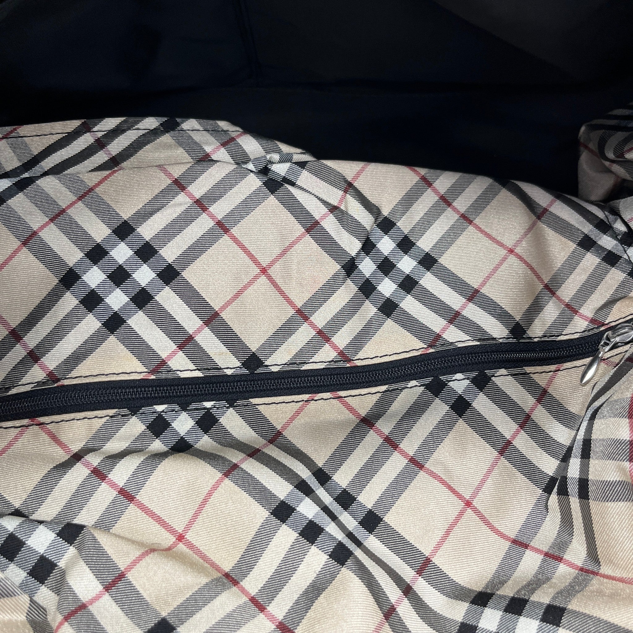 Women's Vintage Check Bag Beige