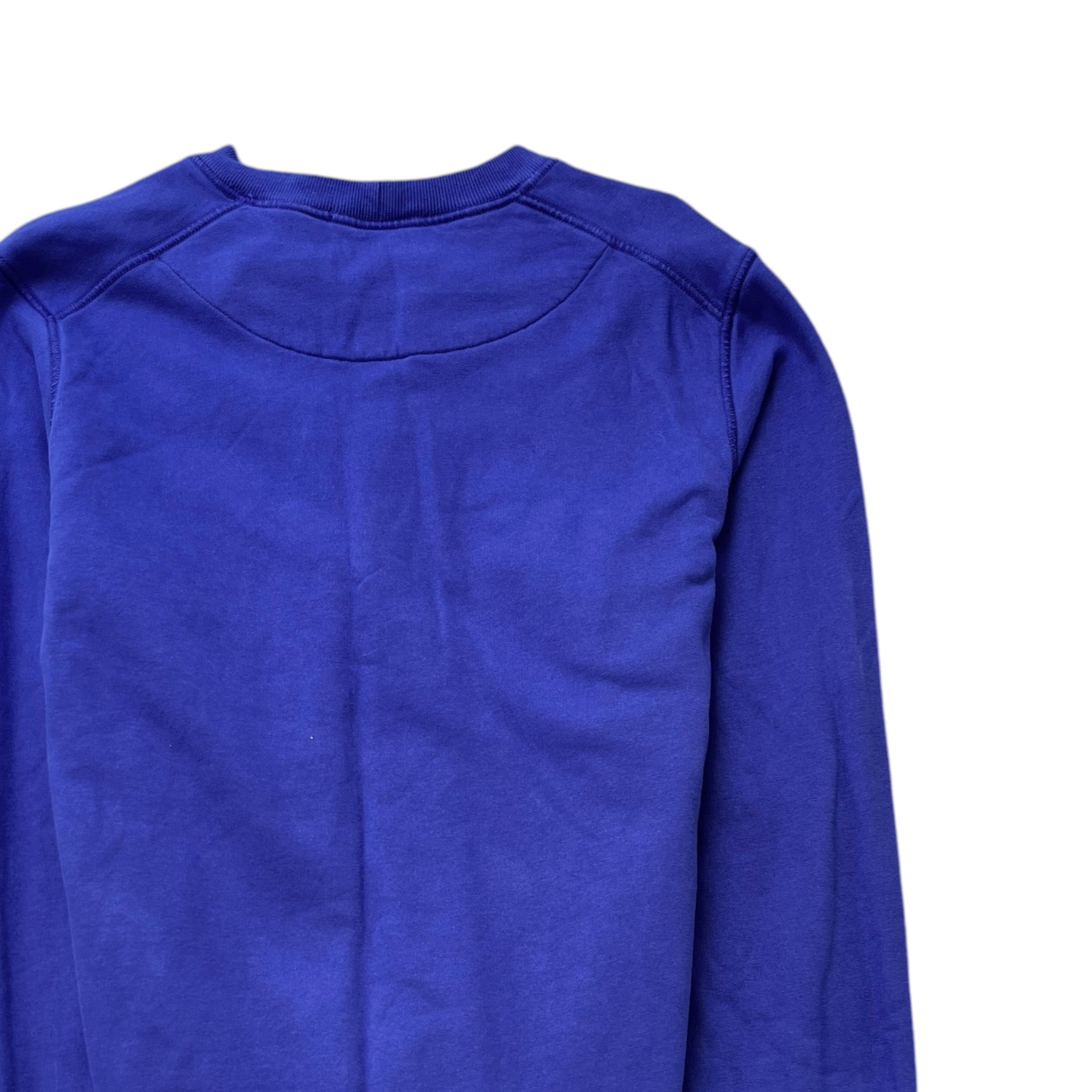 Men's Applique Logo Sweatshirt Purple Size M