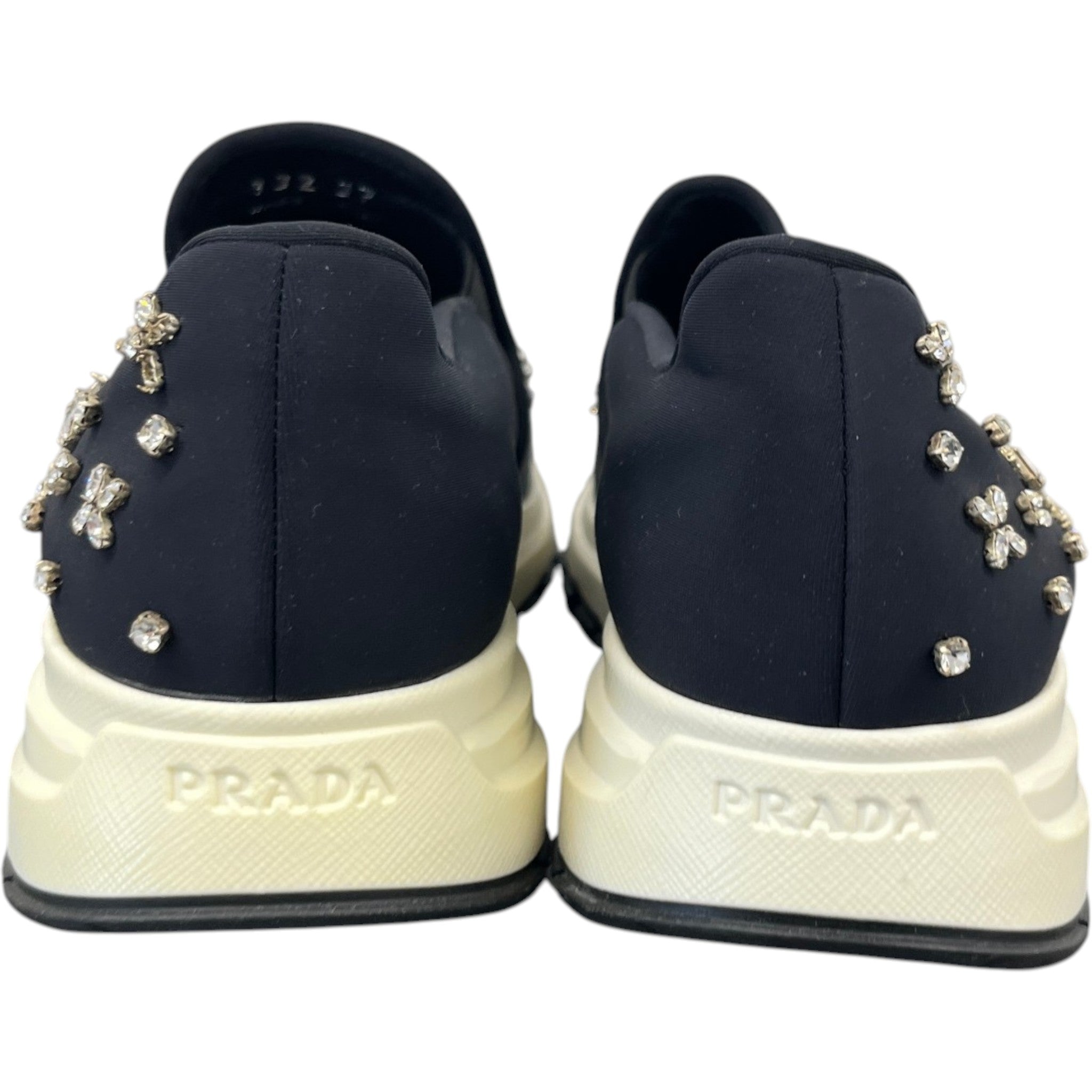 Women's Crystal Prax01 Slip On Low Trainers Black Size EU 37 / UK 4